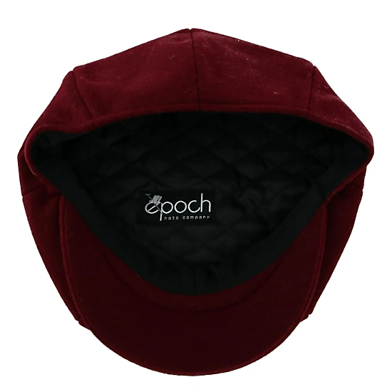 Epoch Hats Company Men's Melton Wool 8 Quarter Newsboy Cap