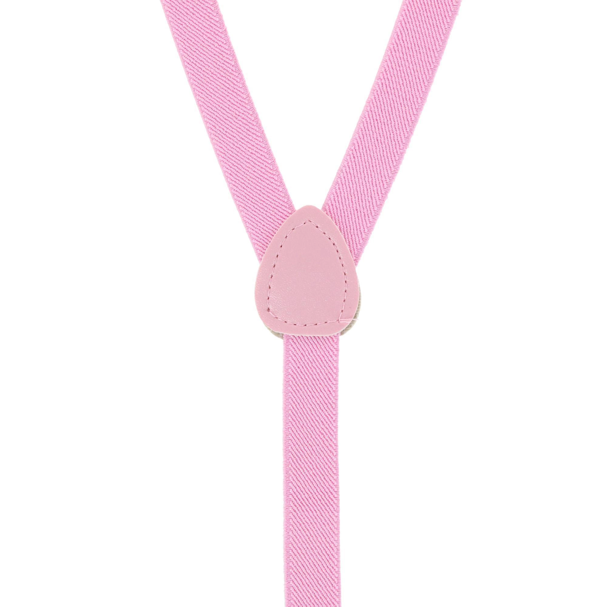 CTM Women's Thin Adjustable Elastic Clip-End Y-Back Suspenders