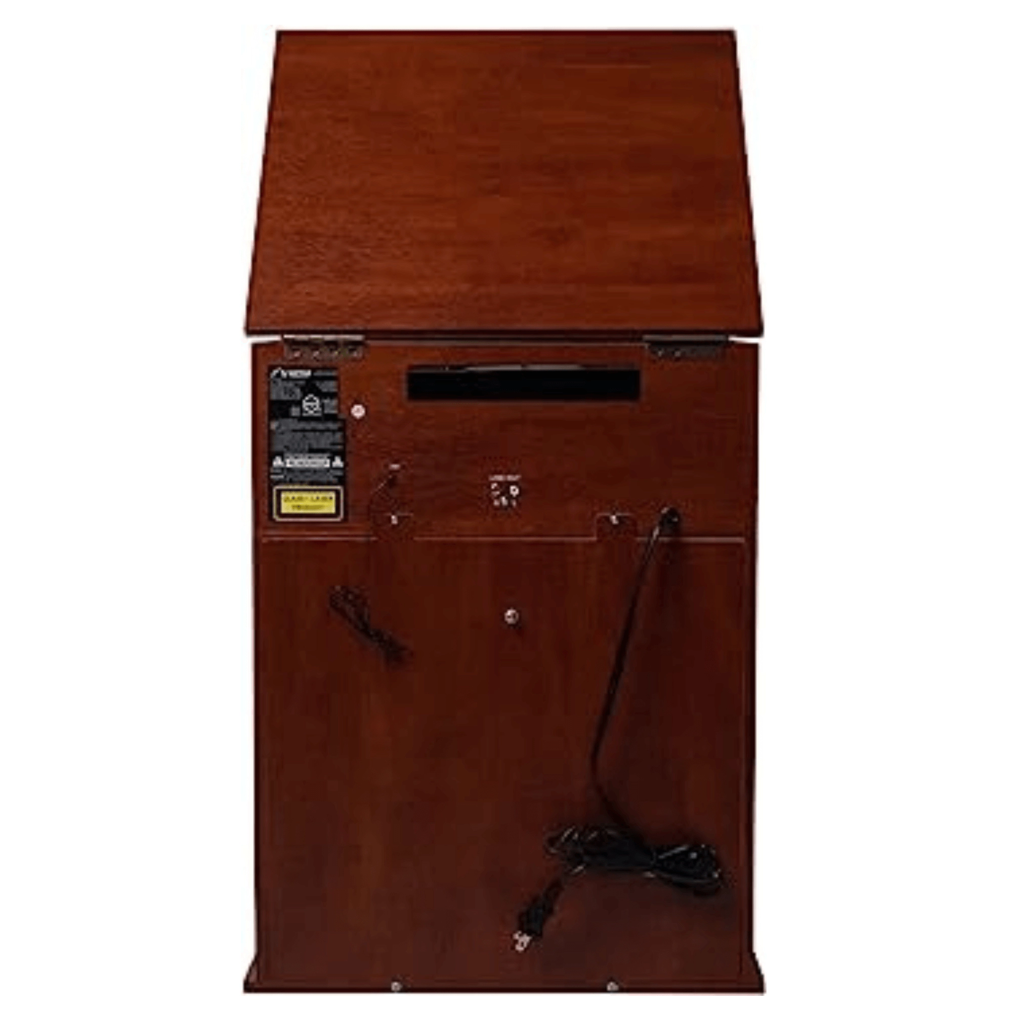 Victor Boyleston 7-in-1 3-Speed Turntable Music Center with Album Storage