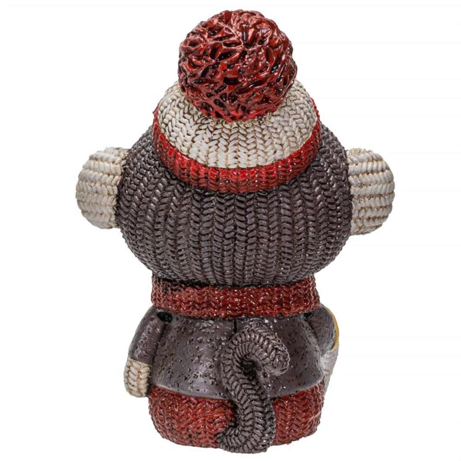 Pacific Giftware Furrybones Sock Munky Figurine Decorative Skeleton in Stuffed Toy Sock Monkey Costume 3 Inch Tall