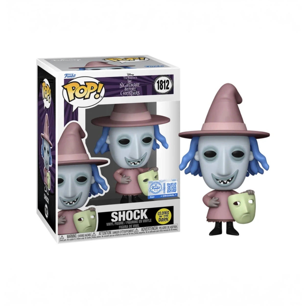 Funko Pop! Nightmare Before Christmas: Shock #1812 Glows in the Dark