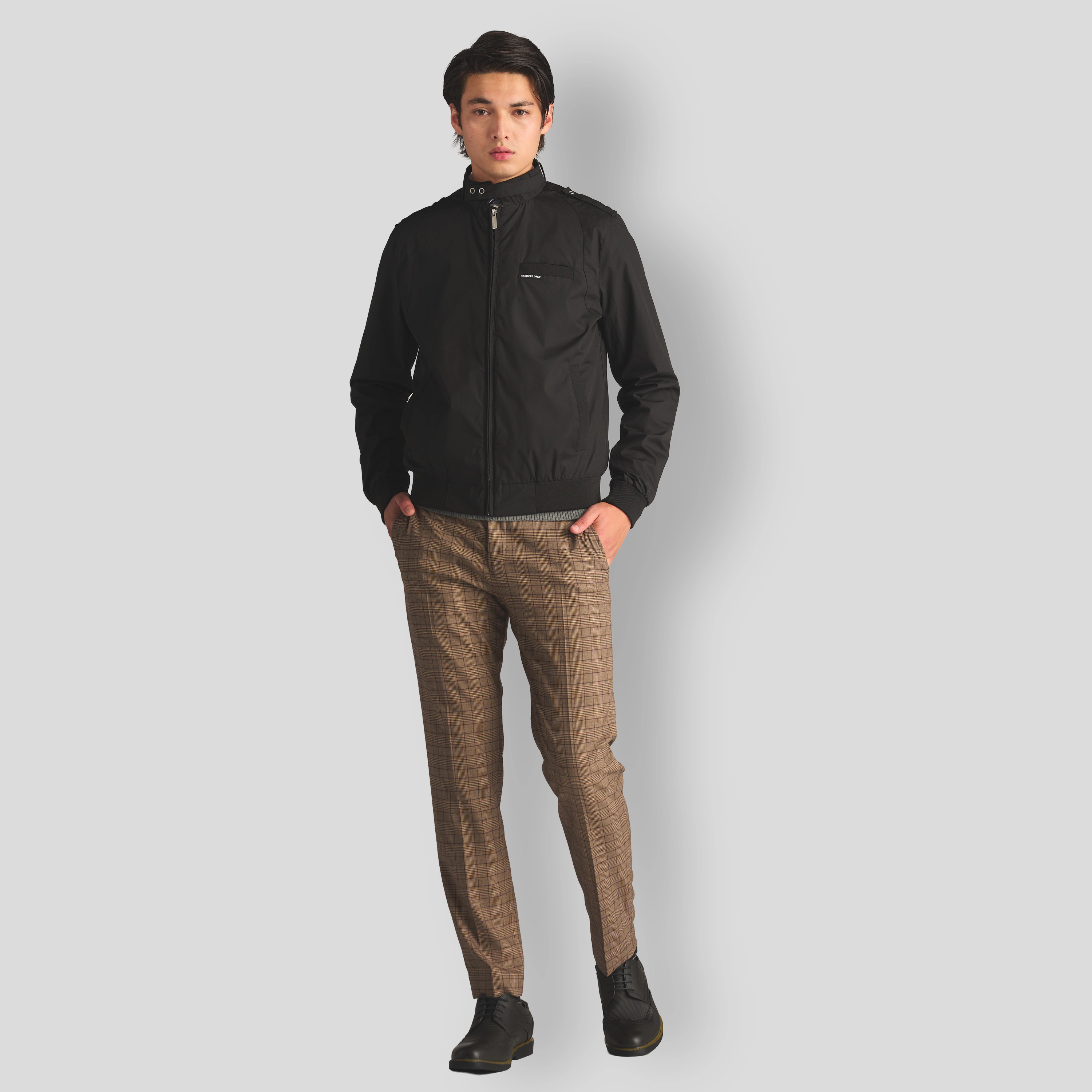 Members Only Men's Classic Iconic Racer Jacket (Slim Fit)