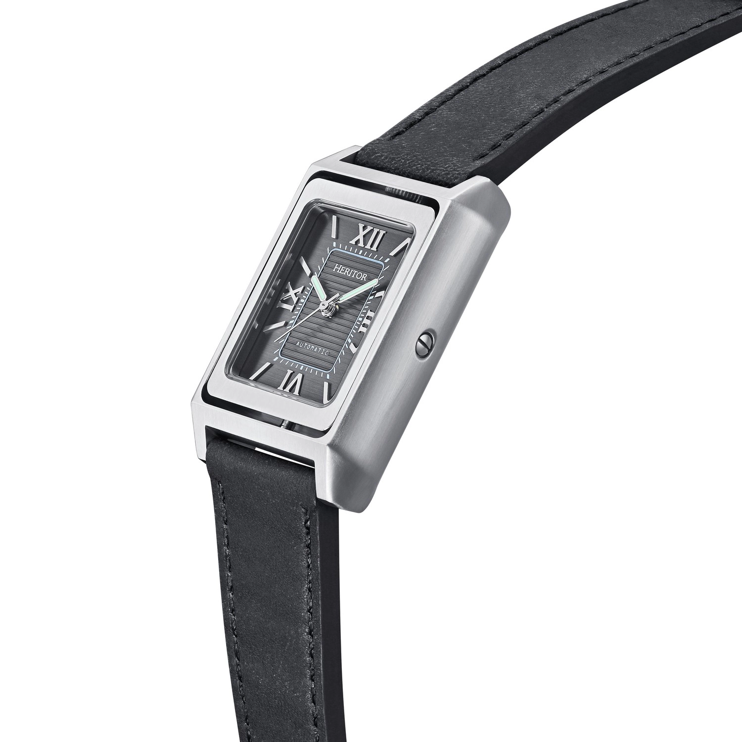 Heritor Automatic Esteban Leather Band Watch