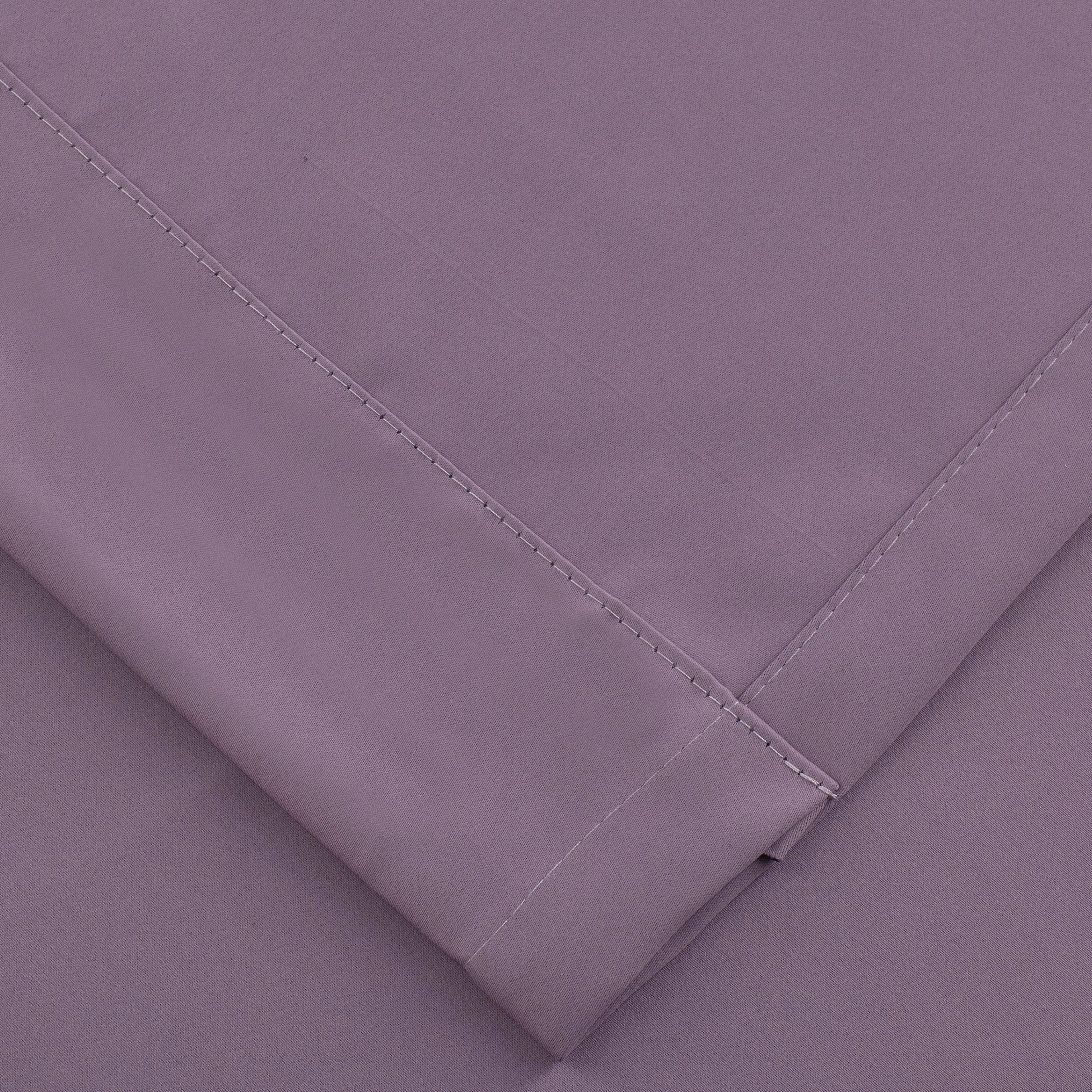 Kate Aurora Lavender 2 Piece Grommet Top Blackout Curtain Panels For Extra Long Windows