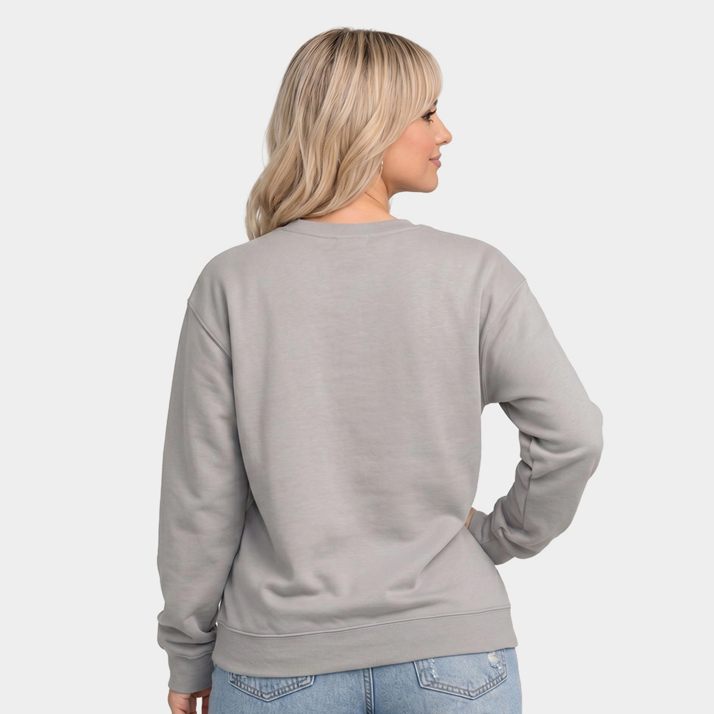 Simply Sage Market - Women's Graphic Sweatshirt Ghosts With Pumpkins