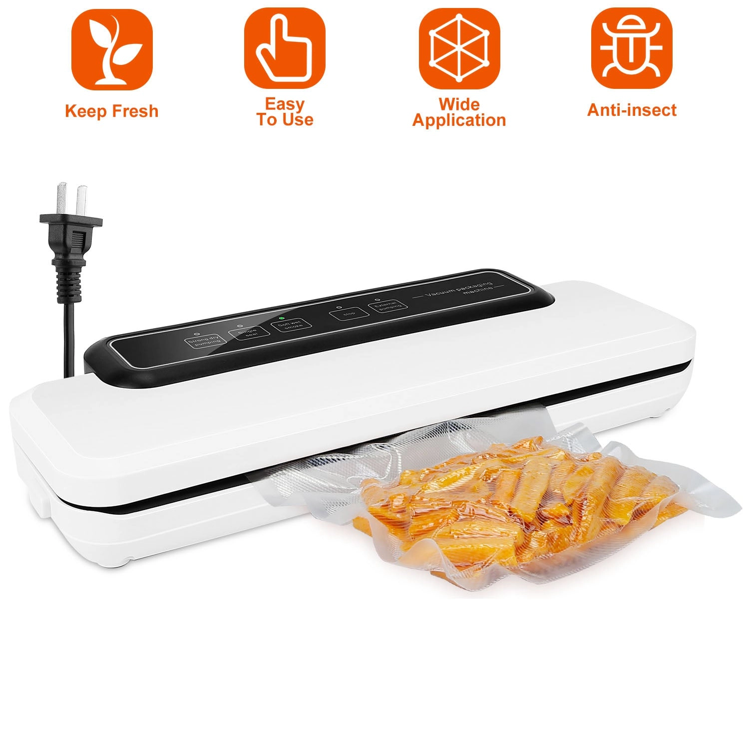GBruno Automatic Vacuum Sealer Machine With 10 Bags