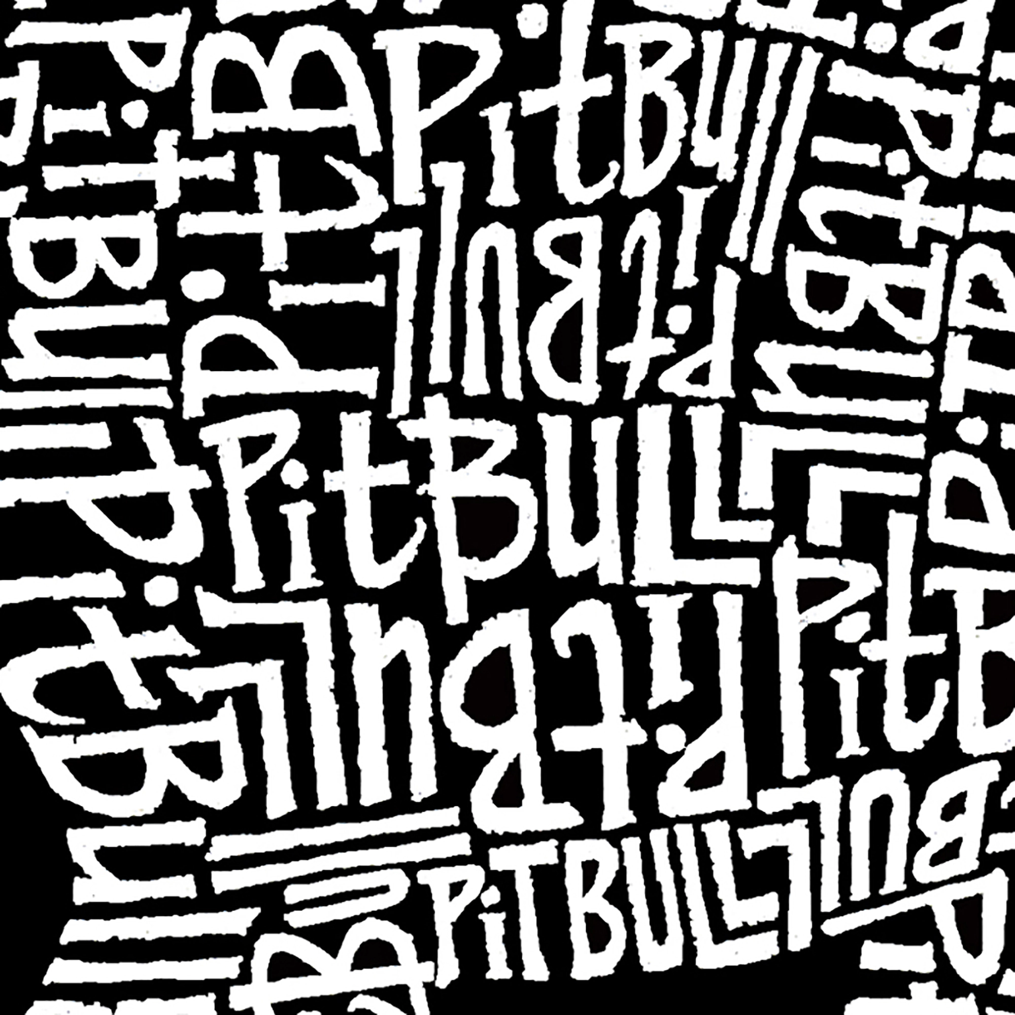 LA Pop Art Men's Word T-Shirt - Pitbull