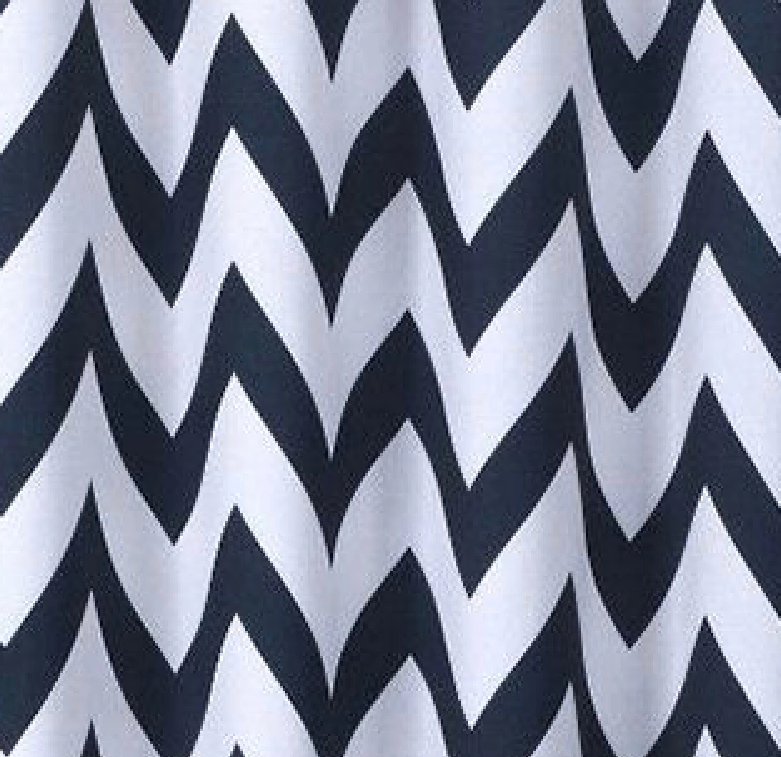 Kate Aurora 2 Pack Room Darkening Juvi Chevron Grommet Top Window Curtains With Tiebacks