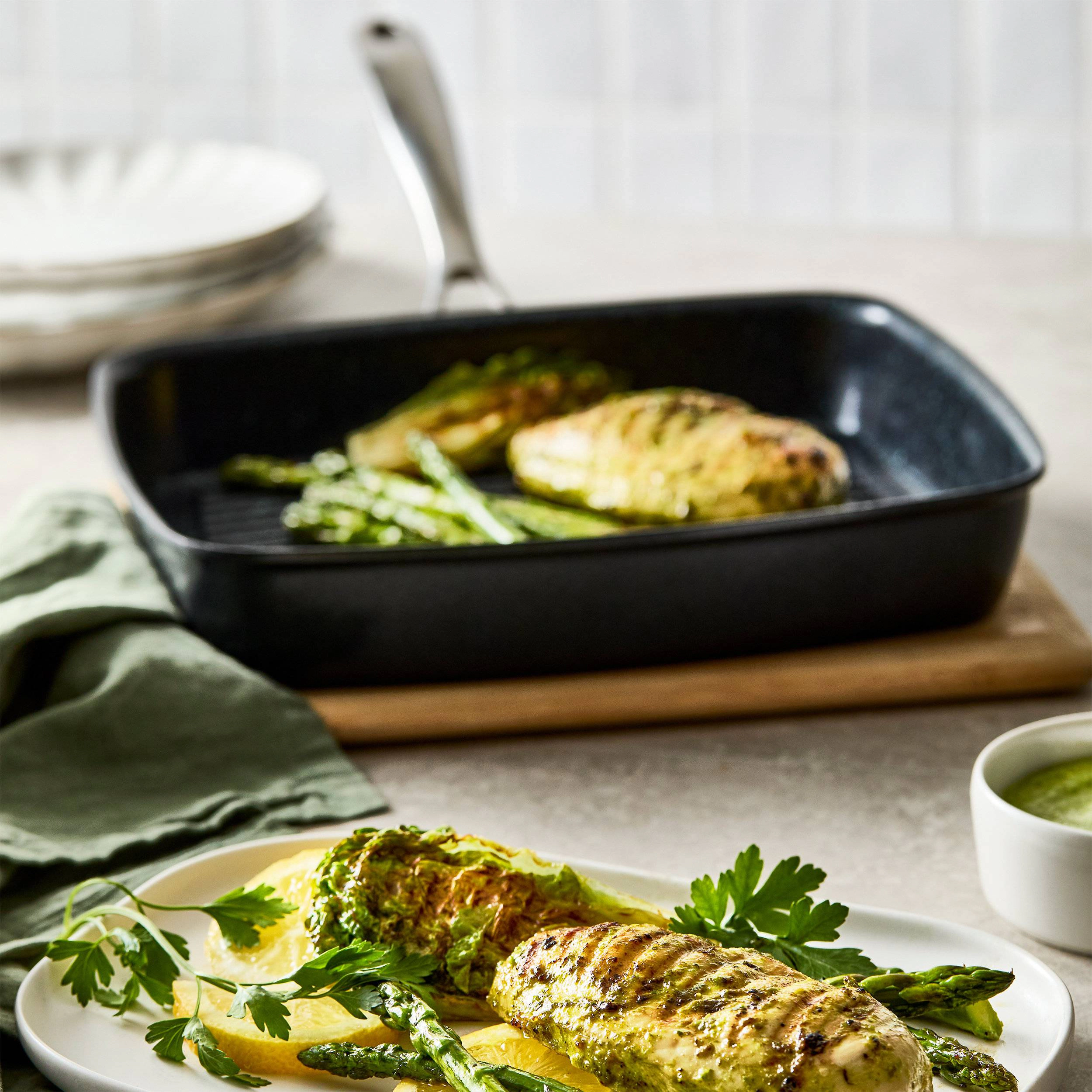 Cuisine::pro® GREEN STONE™ 11" Ultimate Grill Pan