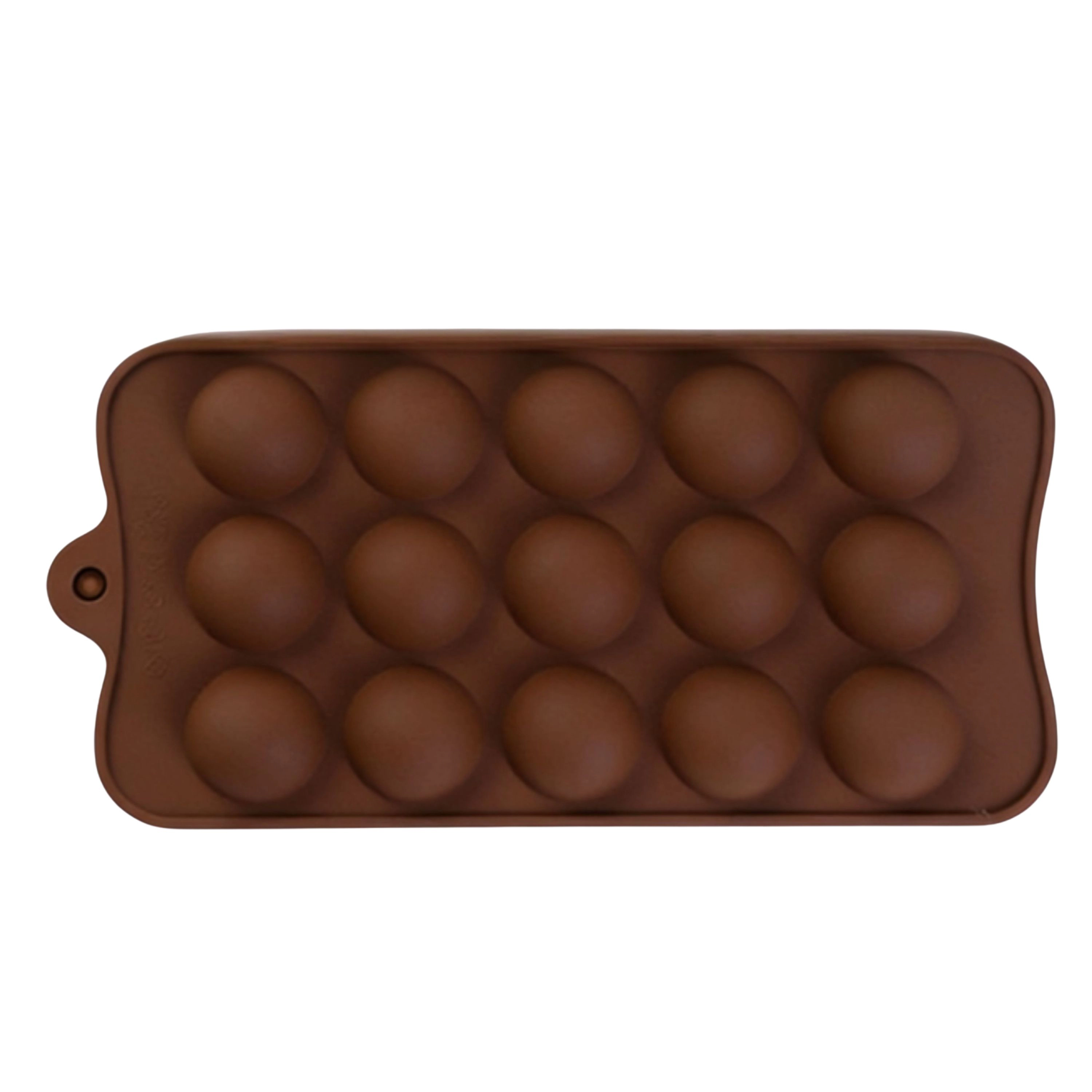 Kitcheniva 4.1 x 8.4 Inch Silicone Half Sphere Chocolate Drop Mold