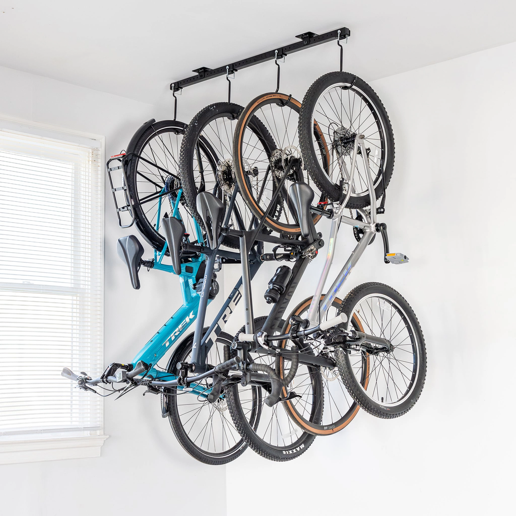 StoreYour G-Bike Ceiling, Adjustable Ceiling Bike Storage, Holds 4 to 8 Bikes