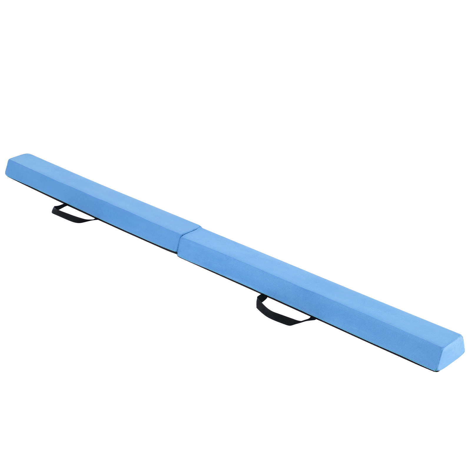 SUGIFT 7-ft Folding Balance Beam with Removable Suede Cover 160-lb Capacity Ages 3 Years and Up Navy