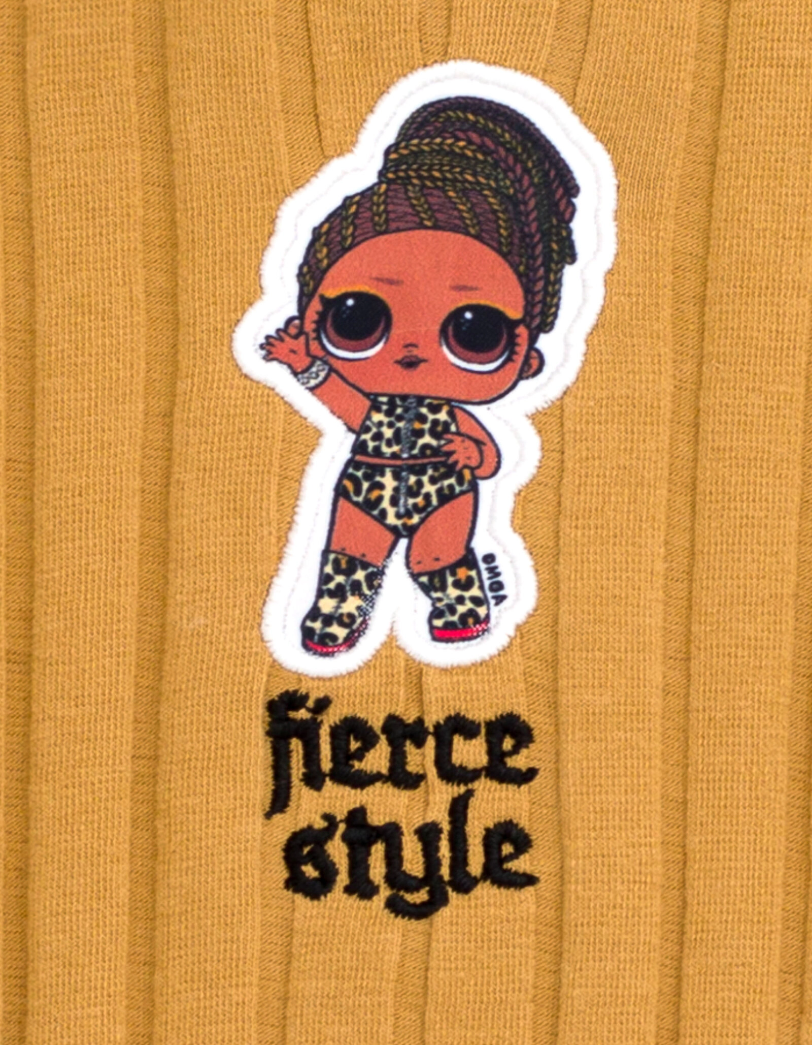 L.O.L. Surprise! Fierce Girls' Ribbed T-Shirt and Flare Pants Set