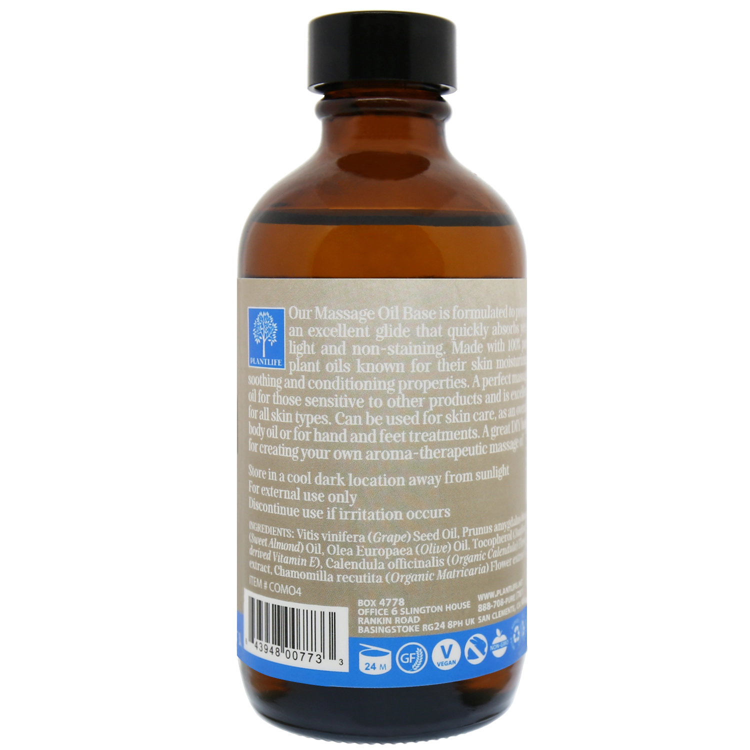 Plantlife Massage Oil Base