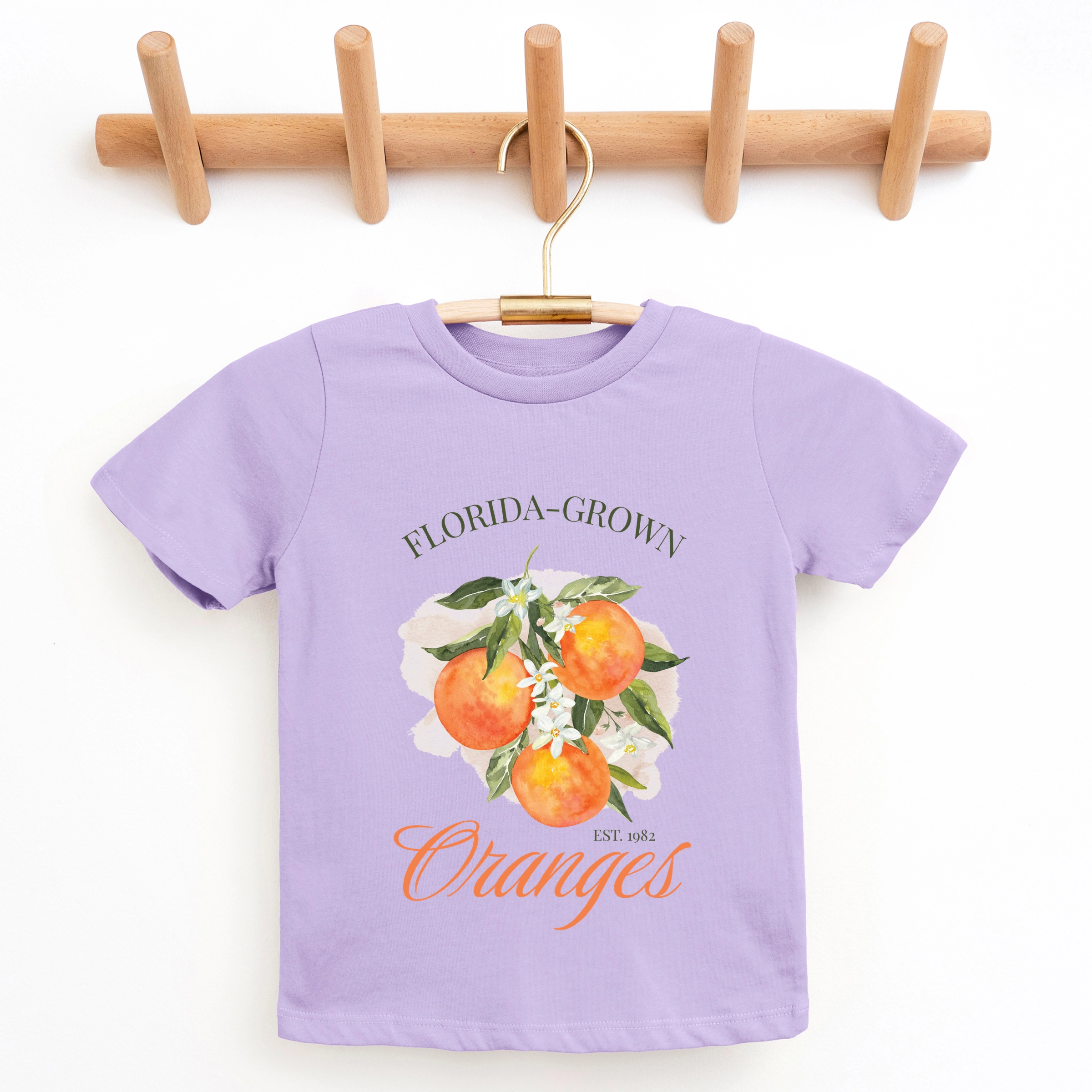 The Juniper Shop - Florida Grown Oranges Youth Short Sleeve Graphic T-Shirt