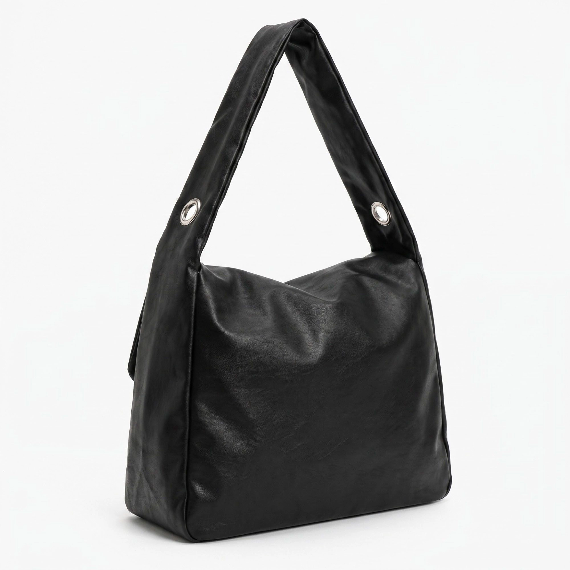 Alilang Women's  Flap Hobo Bag with Grommet Strap and Wide Shoulder Handle 11.8x9.5x4in