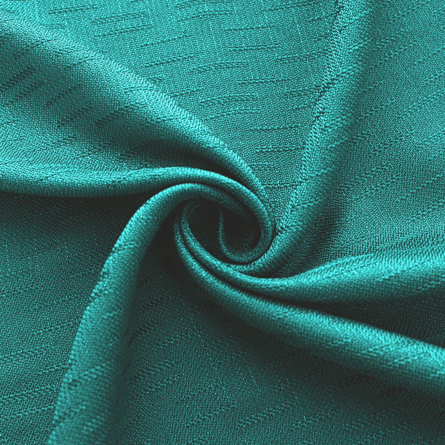 RT Designers Collection 100% Polyester 140 GSM Sedona Jacquard Grommet Curtain Panel 54" x 90" Teal