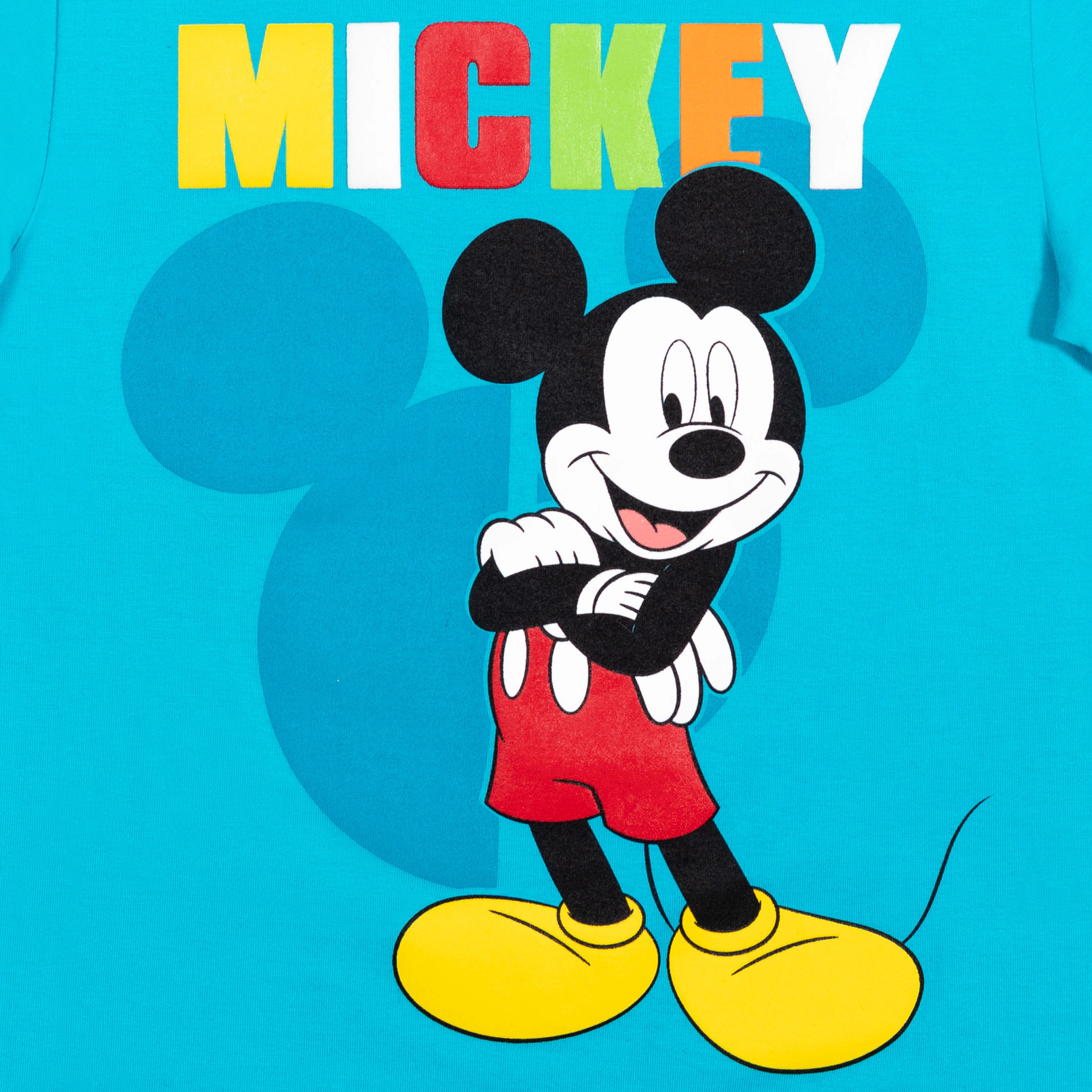 Disney Mickey Mouse 2-Piece Graphic Tee and Mesh Shorts Set