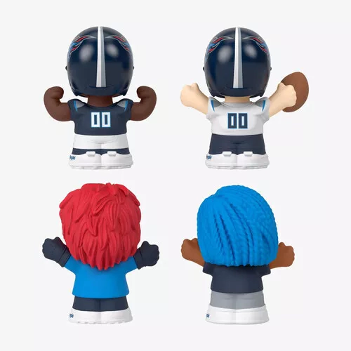 Fisher Price Little People x NFL Collector Tennessee Titans Figure 4-Pack