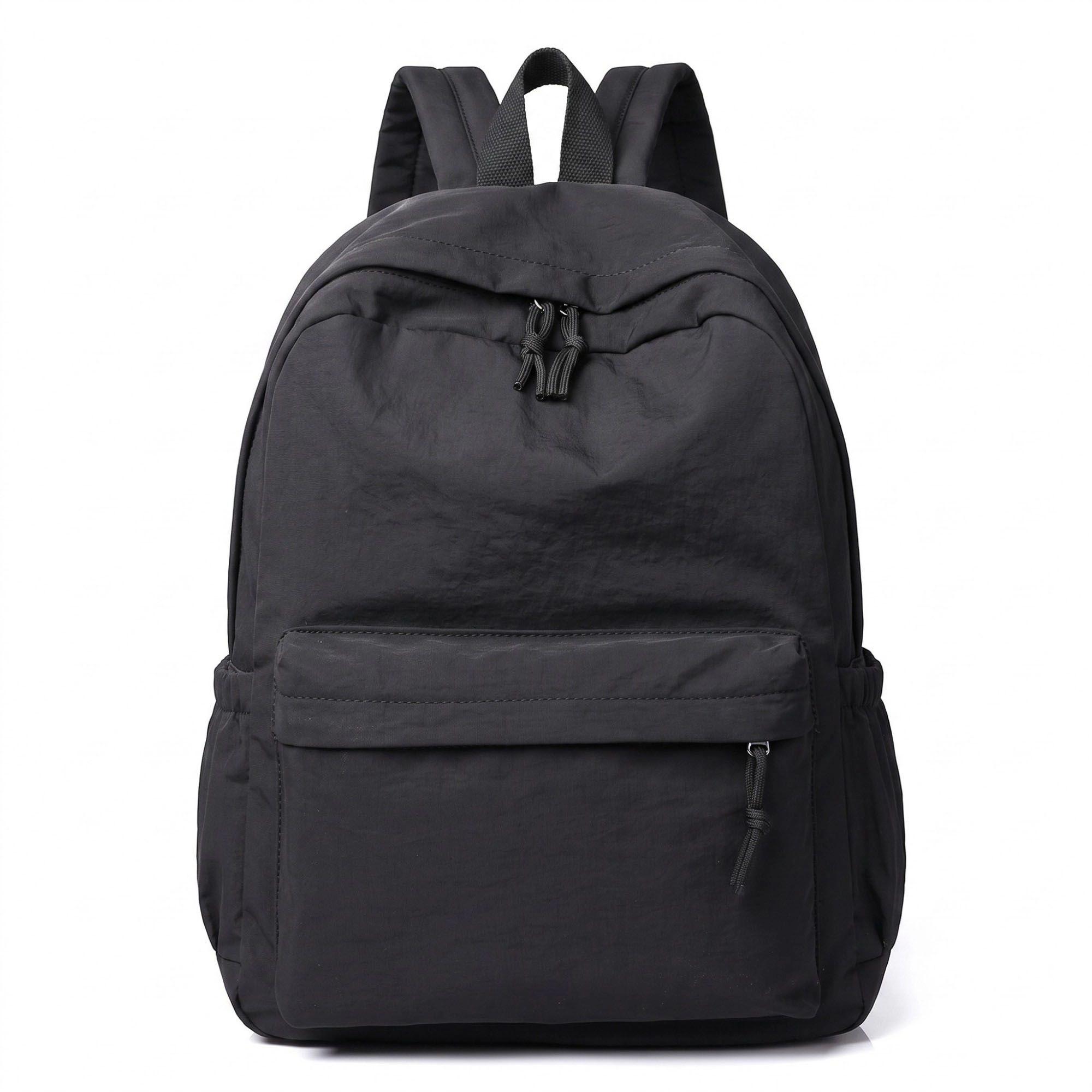 Alilang Women's Lightweight Crinkle Multi-Pocket Backpack with Padded Straps and Side Pockets
