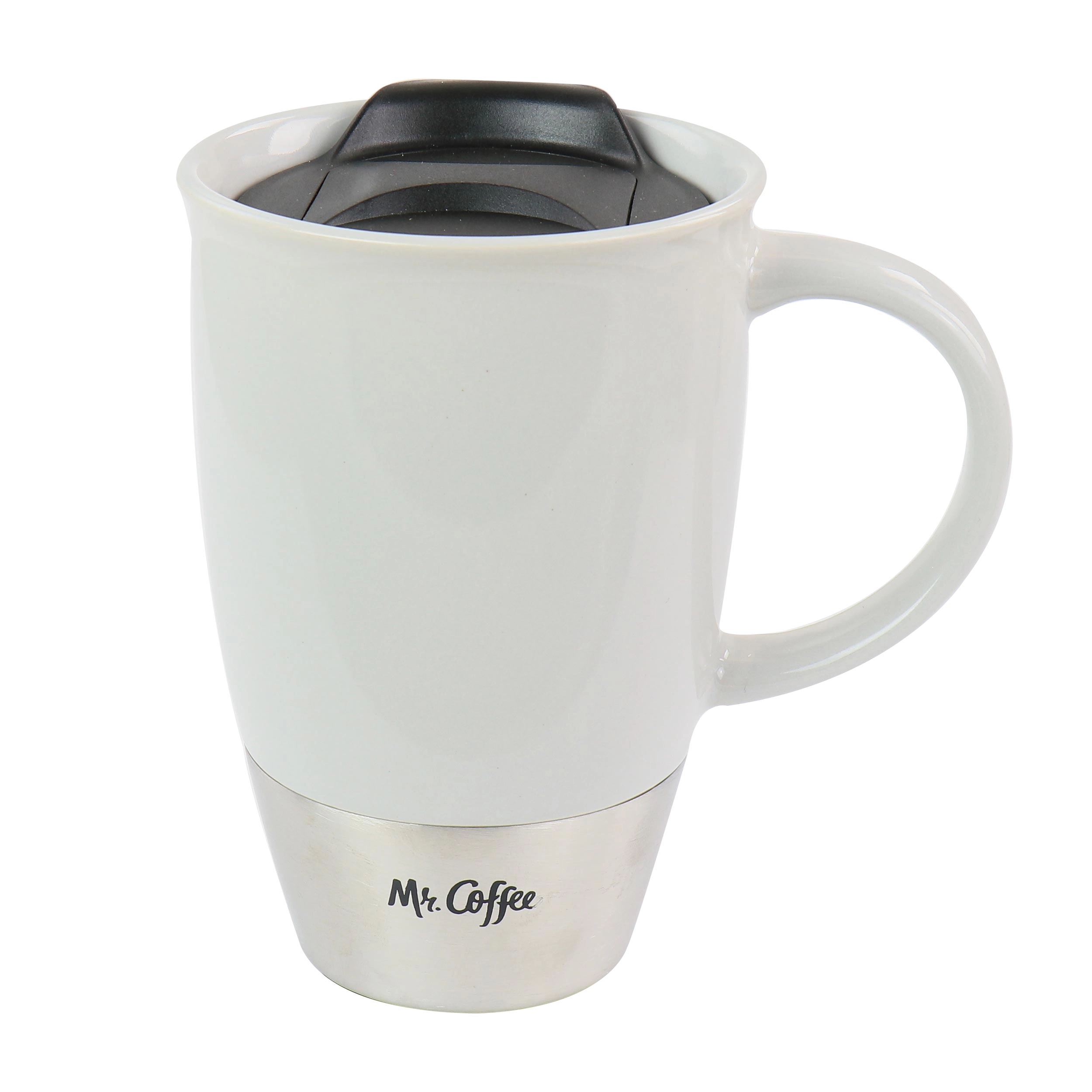 Mr. Coffee14 oz Stoneware Assorted Travel Mug Set of 3