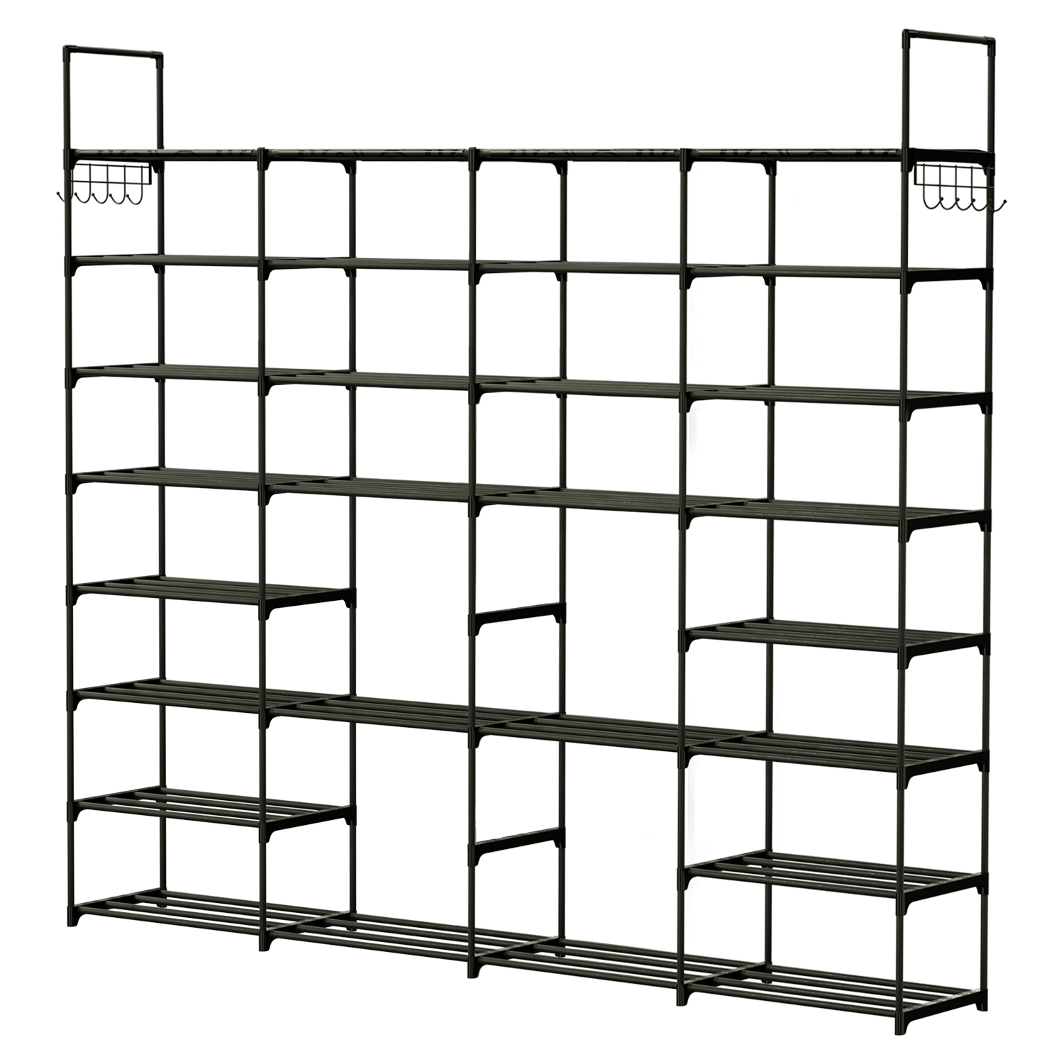 GBruno 8-Tier Metal Shoe Rack