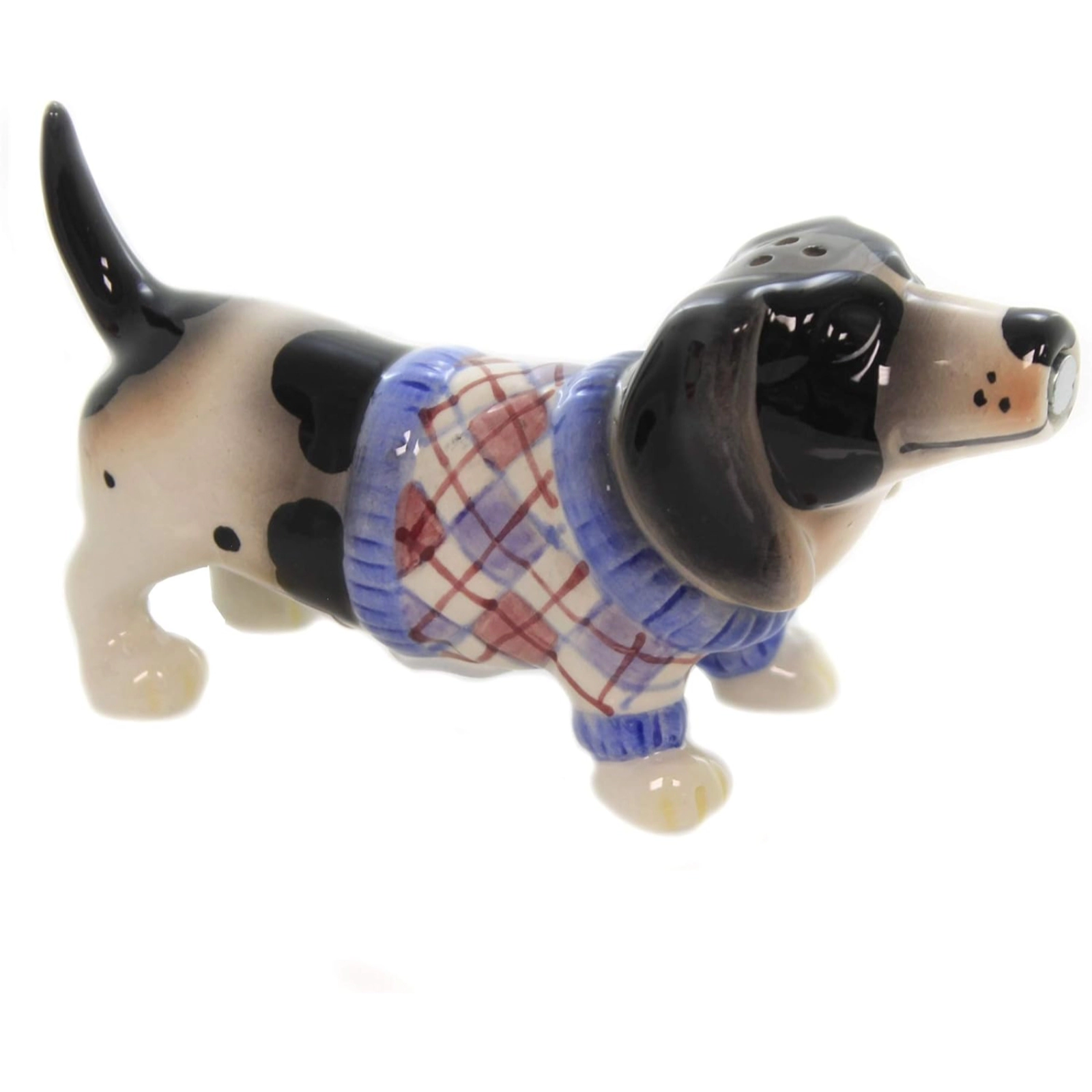 Pacific Giftware Nothing But a Hound Dog Ceramic Magnetic Salt and Pepper Shaker Set