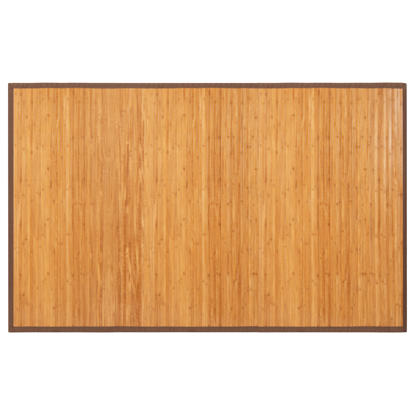 SUGIFT 5 x 8Feet Bamboo Floor Mat Rug with Anti-Slip Backing 11-lb Bamboo Non-woven Fabric Natural Color for Living Room