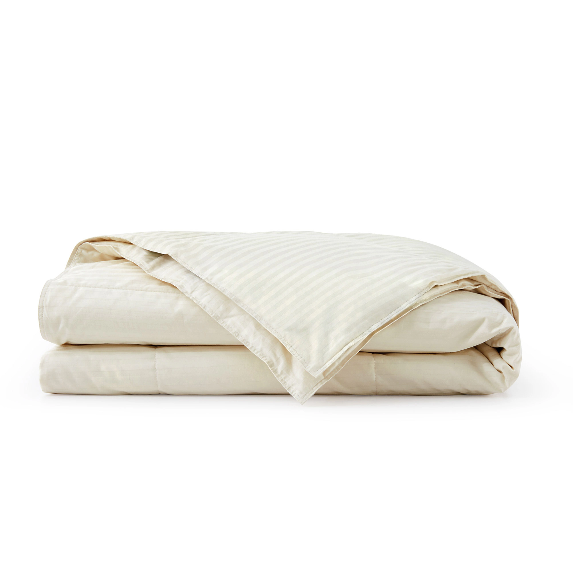 Unikome Lightweight Cotton Jacquard Down Blanket, Soft Breathable All Season Cozy Layering Blanket