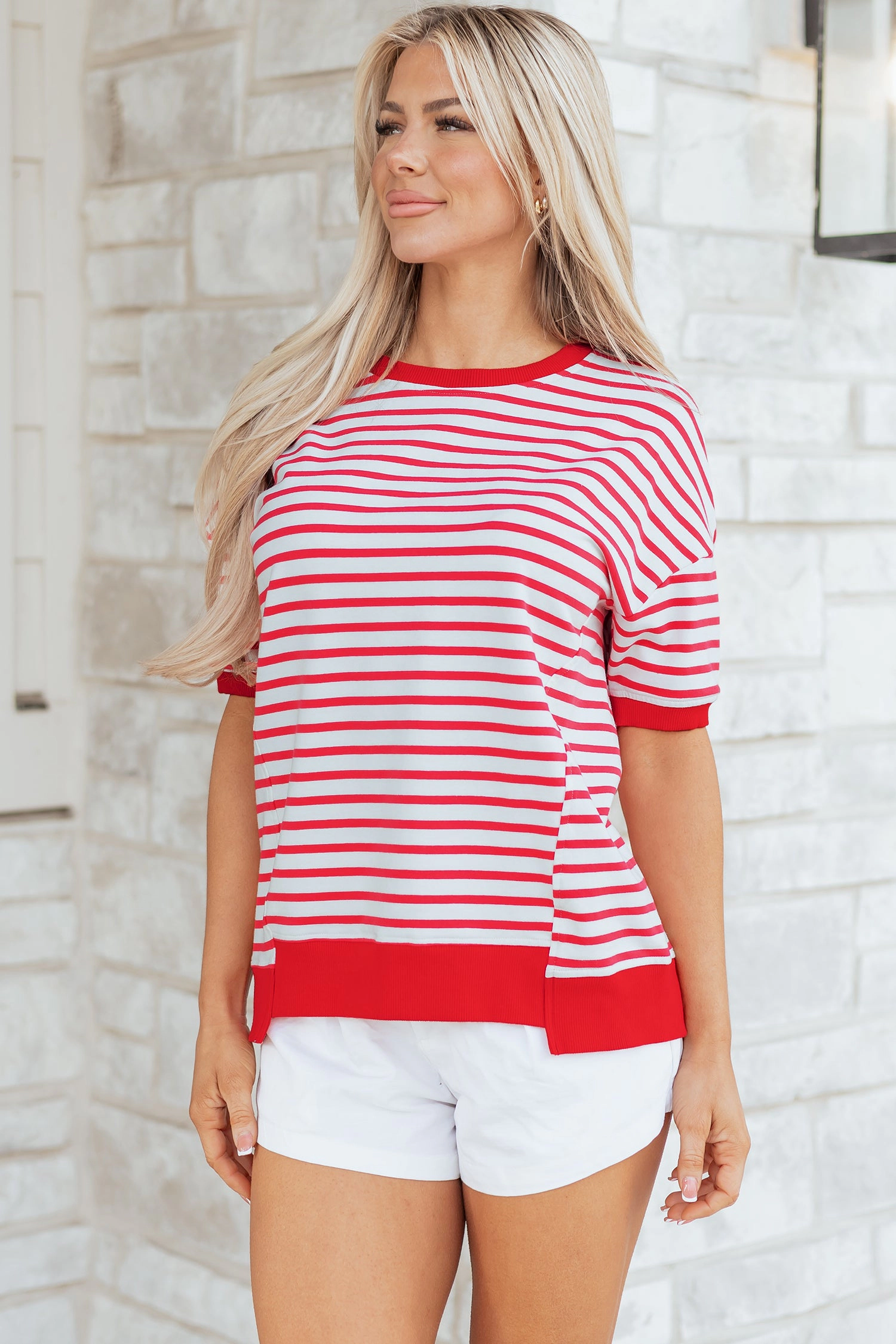 Threaded Pear Women's Emery Half Sleeve T Shirt