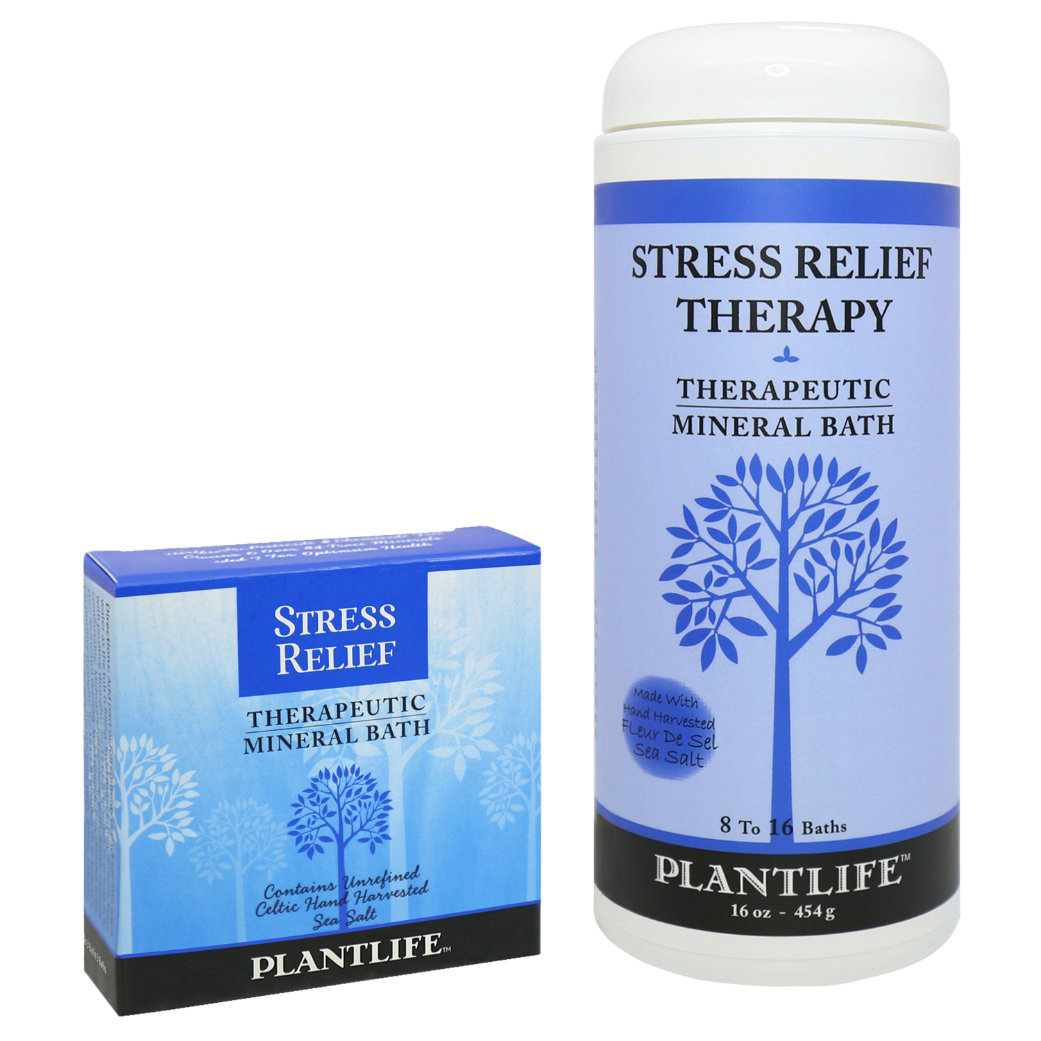 Plantlife Stress Relief Bath Salt 2-Pack - 3 oz Each
