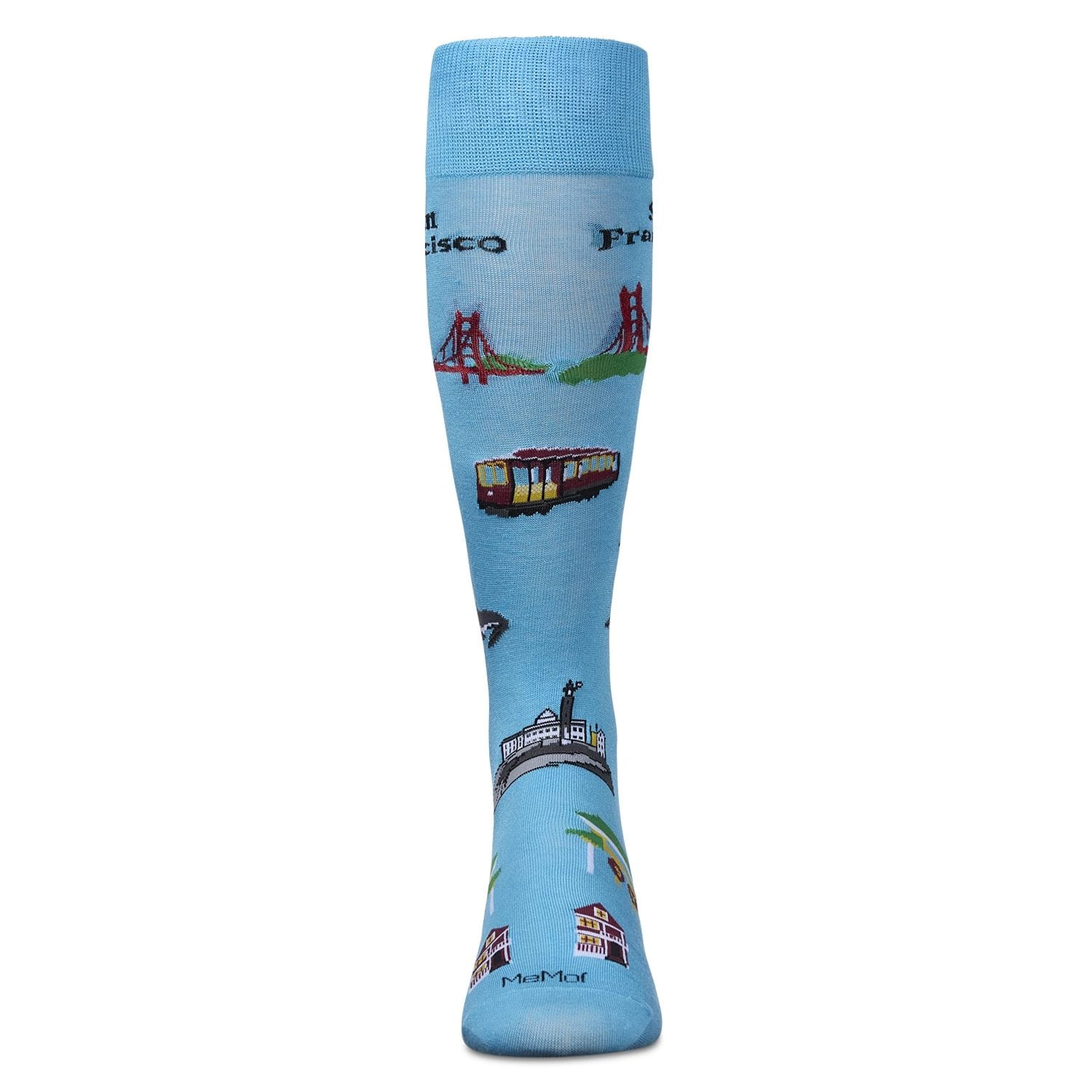 Memoi Men's San Francisco Rayon From Bamboo Crew Socks