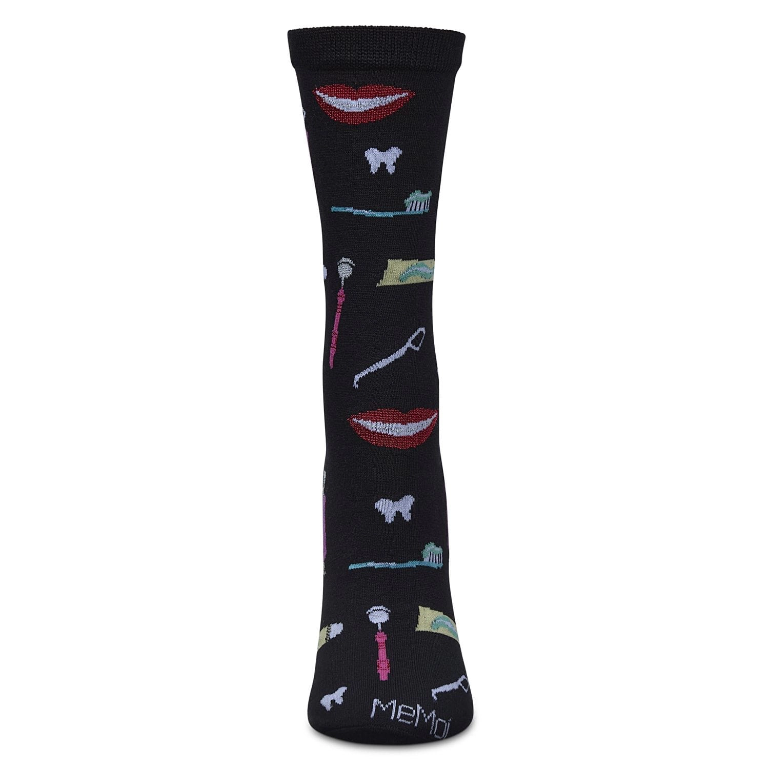 MeMoi Women's Dentist Rayon From Bamboo Crew Socks