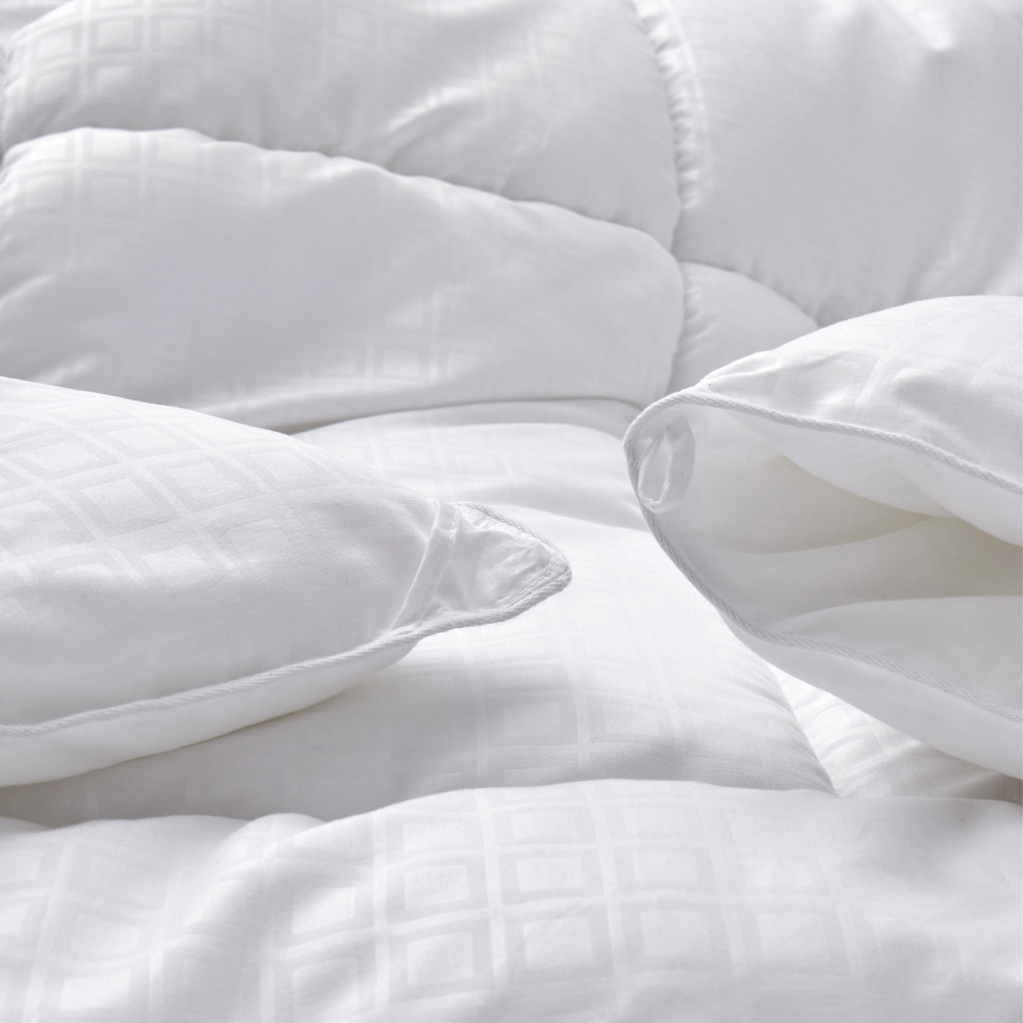PEACENEST Textured Down Alternative Comforter All Season Soft Duvet Insert