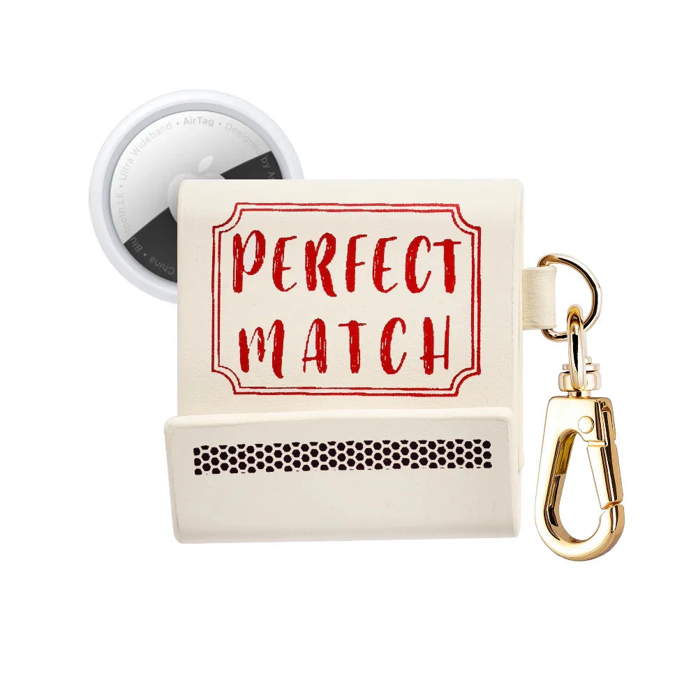 Posh Tech Unisex Perfect Match Leather Bag Charm for Airtag