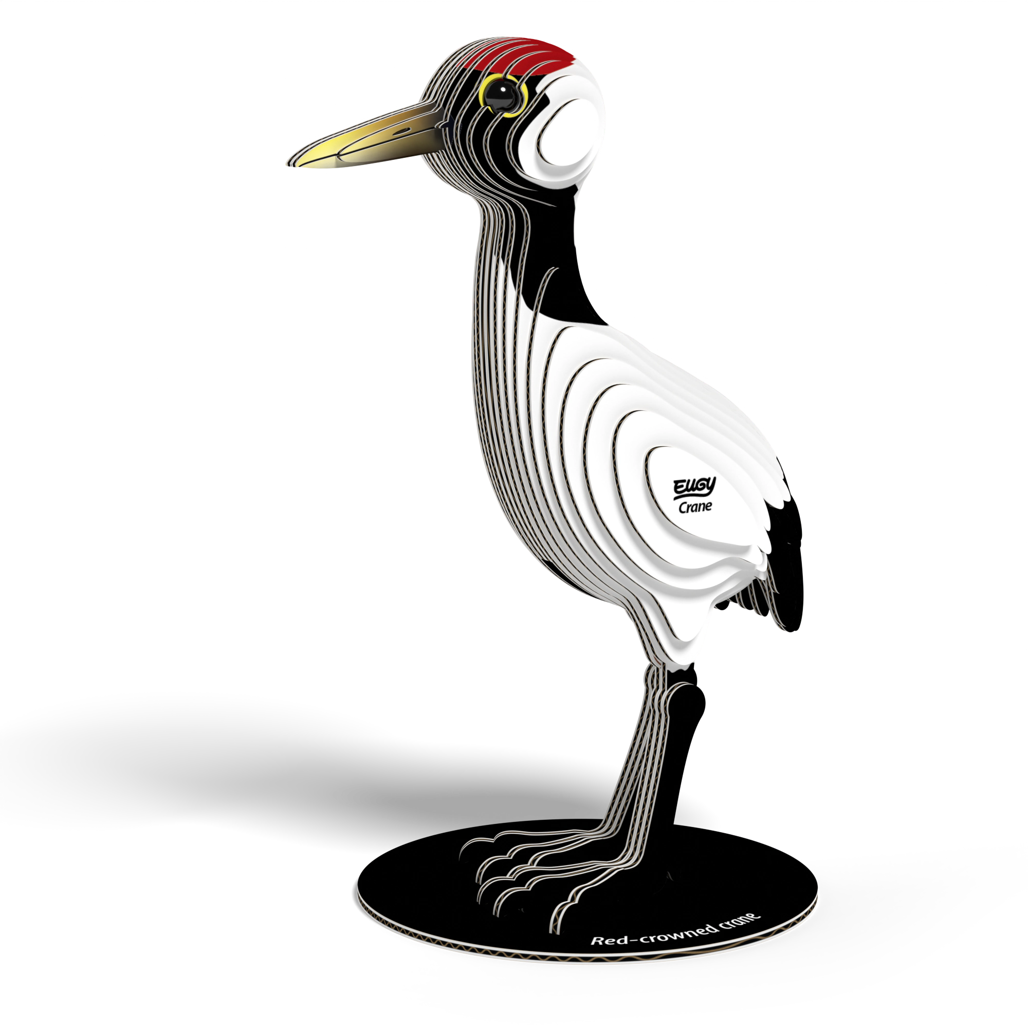 EUGY Crane 3D Puzzle - contains 35 puzzle pieces