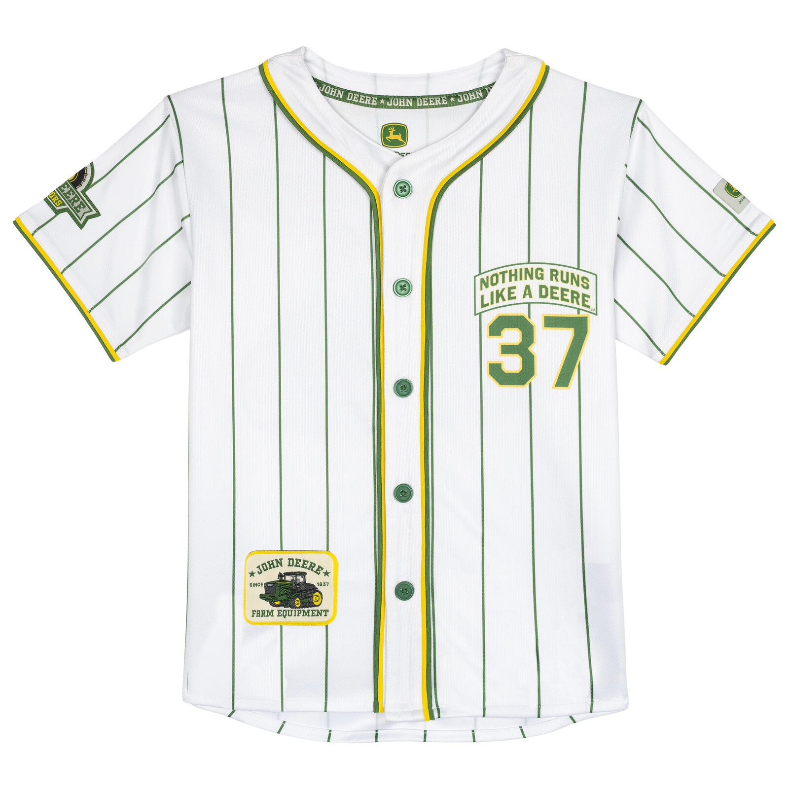 John Deere Boys' Baseball Button Front Shirt
