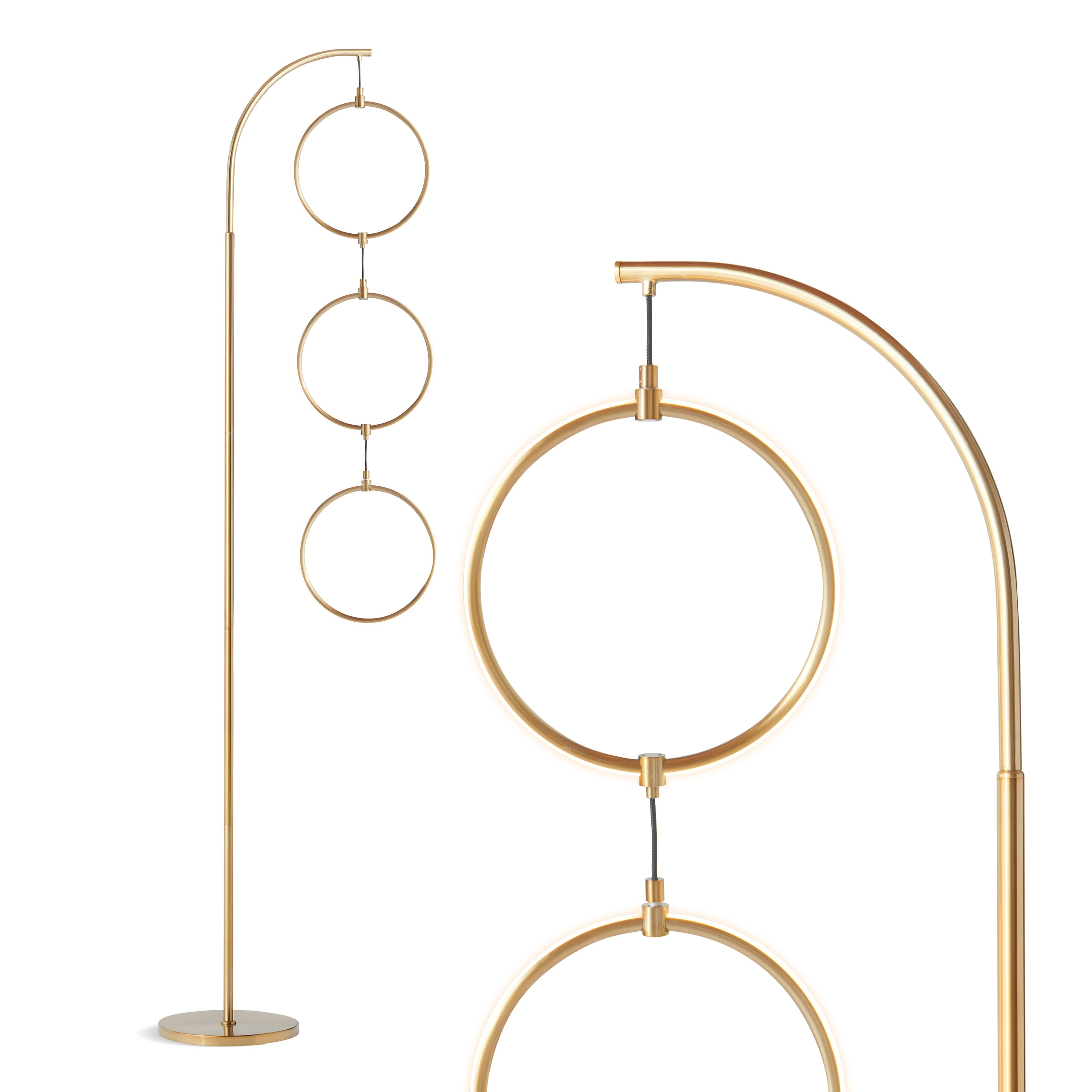 Brightech Nova Halo Ring Floor Lamp