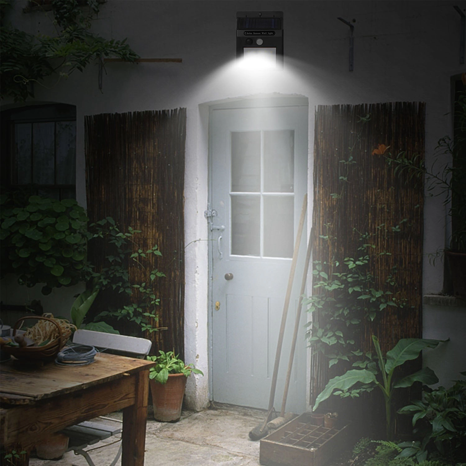 GBruno Solar Motion Sensor Light 20 LEDs Outdoor