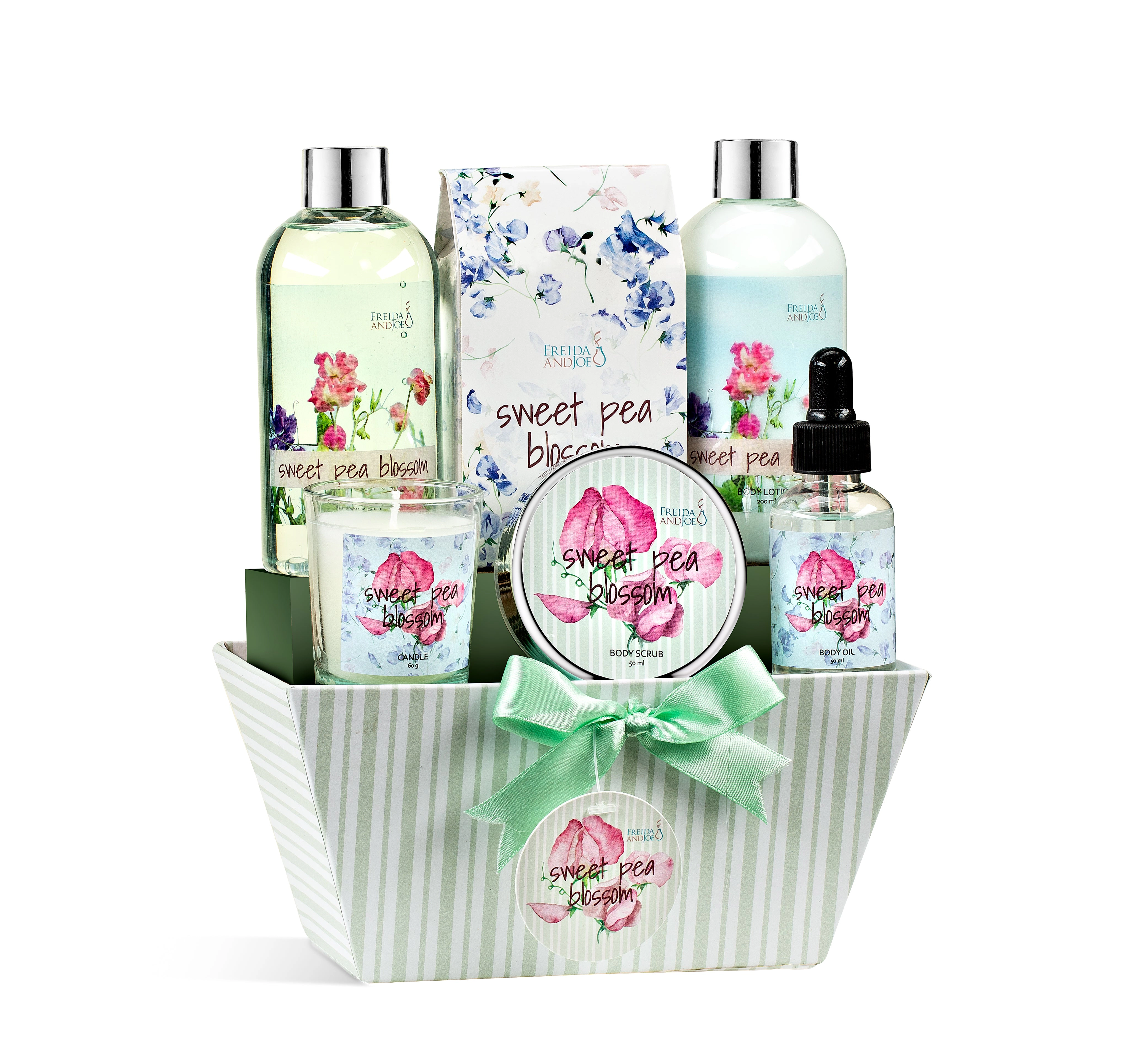 Freida and Joe  Women Mother’s Day Sweet Floral Blossom Spa Gift Basket