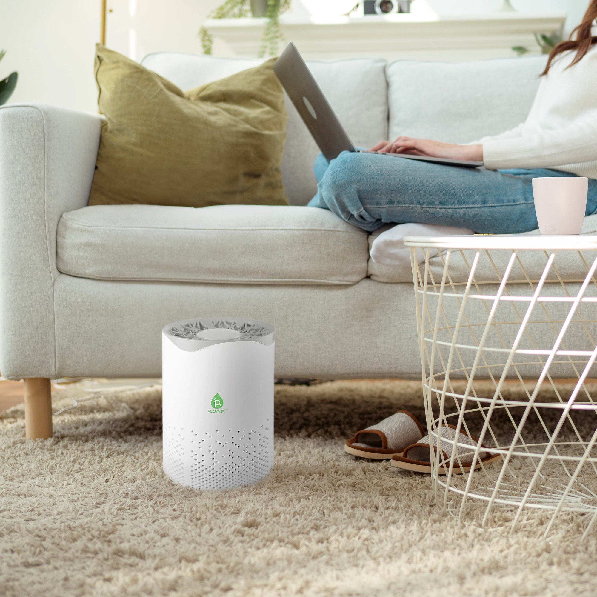 Pursonic Unisex USB Powered True HEPA Air Purifier