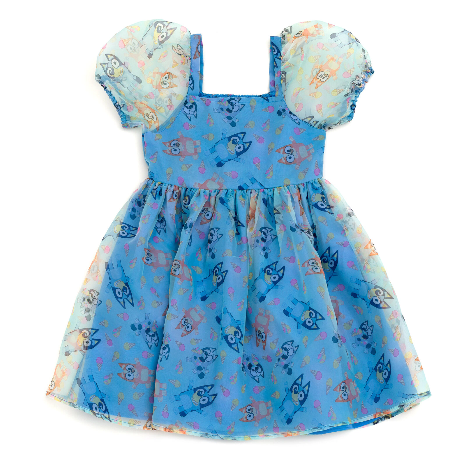 Bluey Girls' Short Sleeve Party Tutu Dress