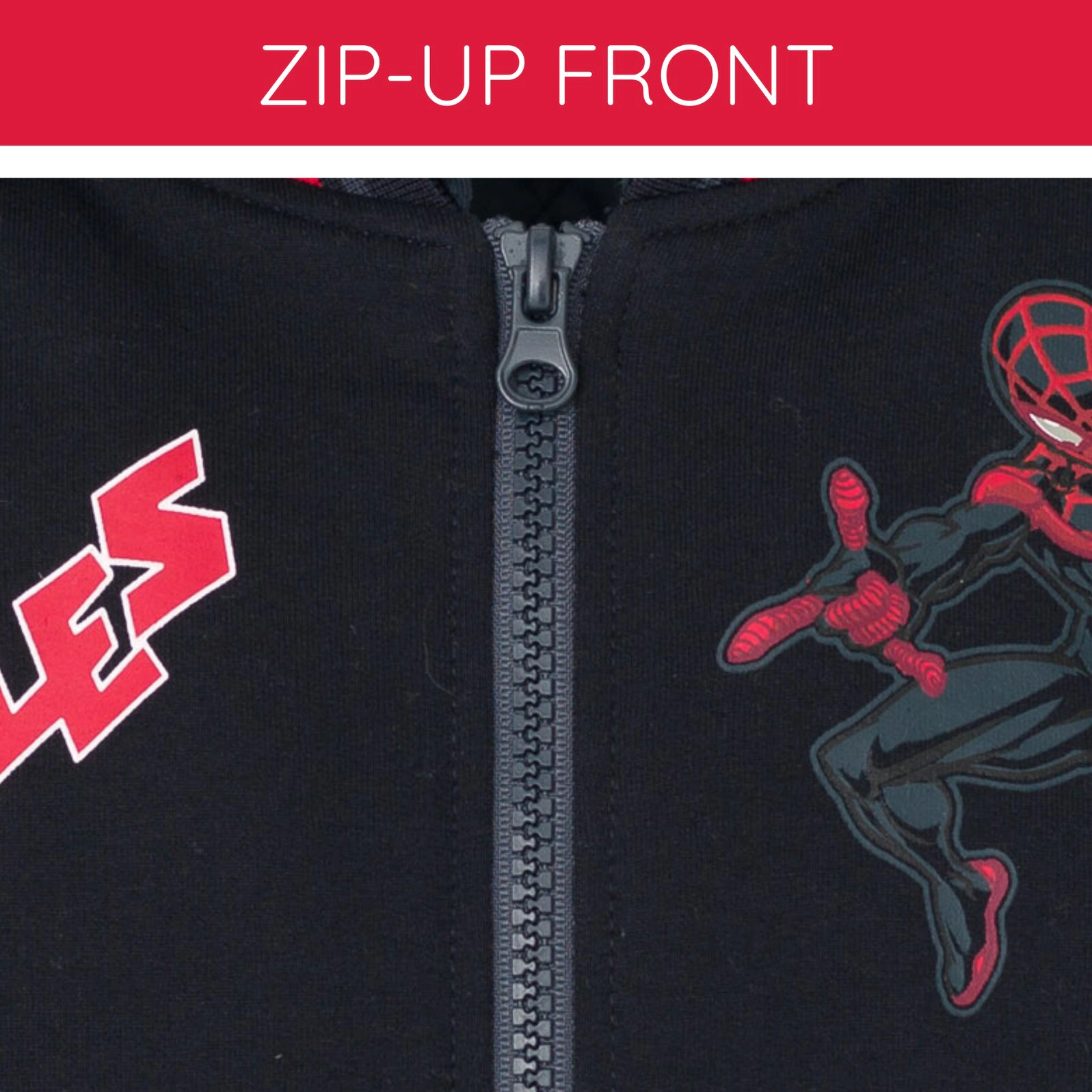 Marvel Spider-Man Boys' Varsity Hooded Bomber Jacket