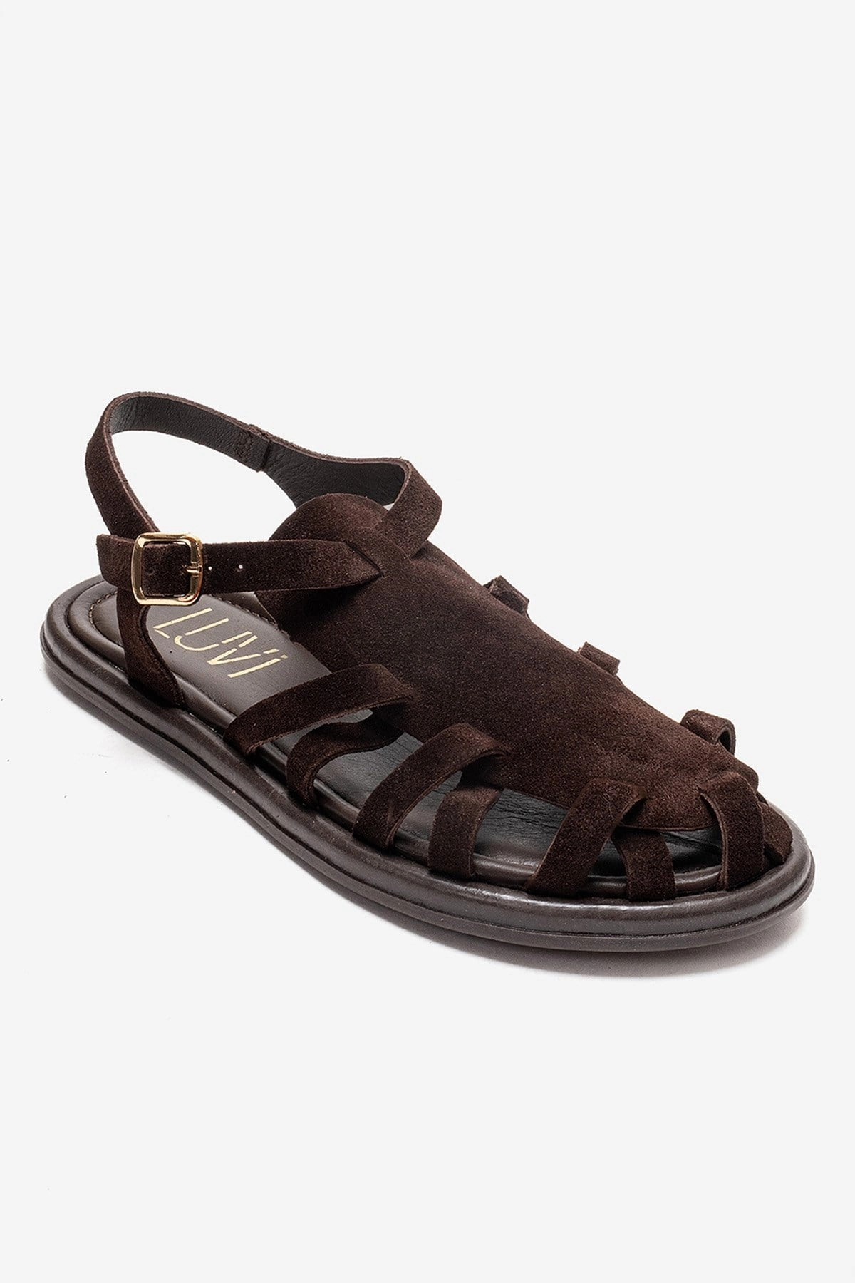 Forever & Always Womens Alone Leather Gladiator Sandals