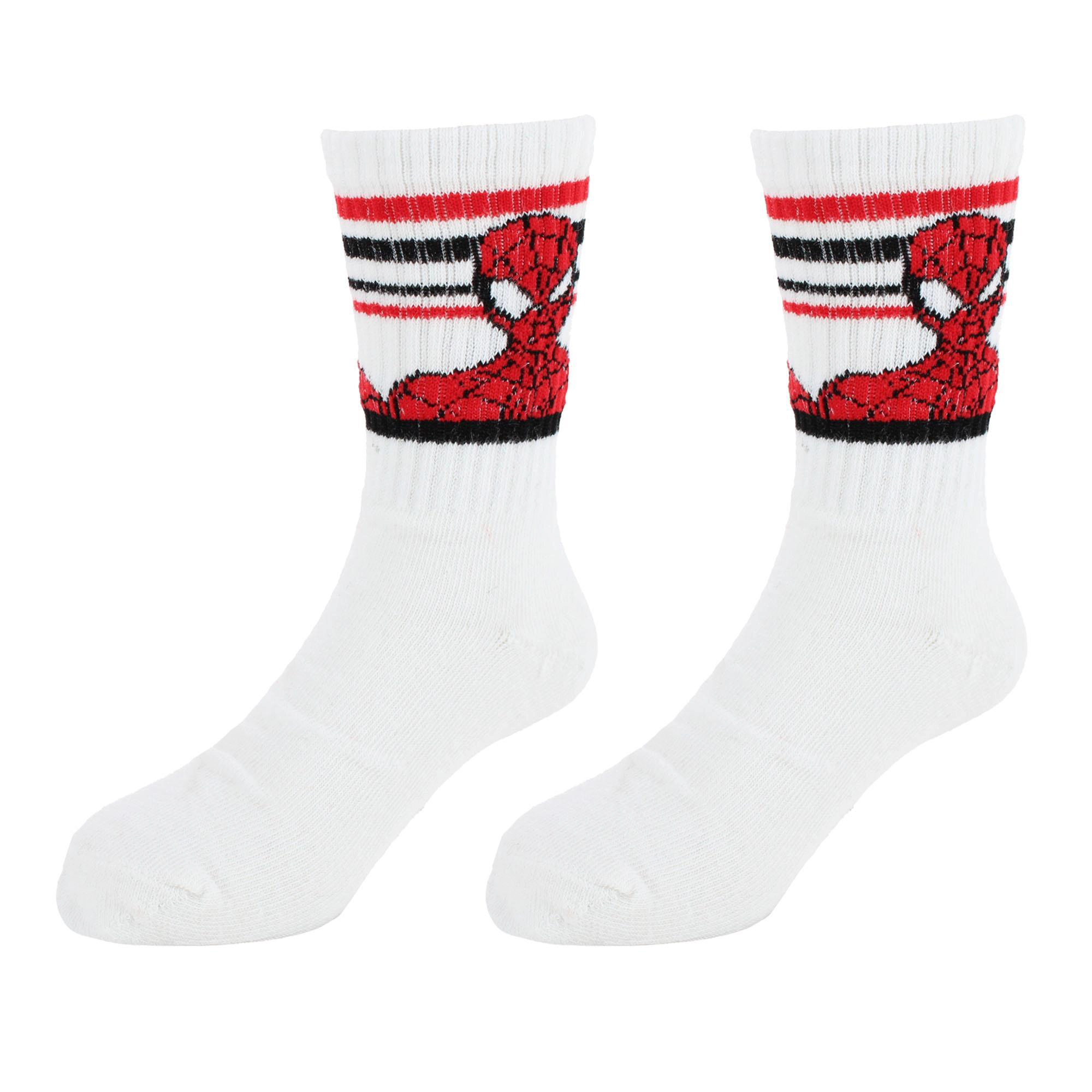 Textiel Trade Boy's Marvel The Amazing Spider-Man Athletic Socks (2 Pair)