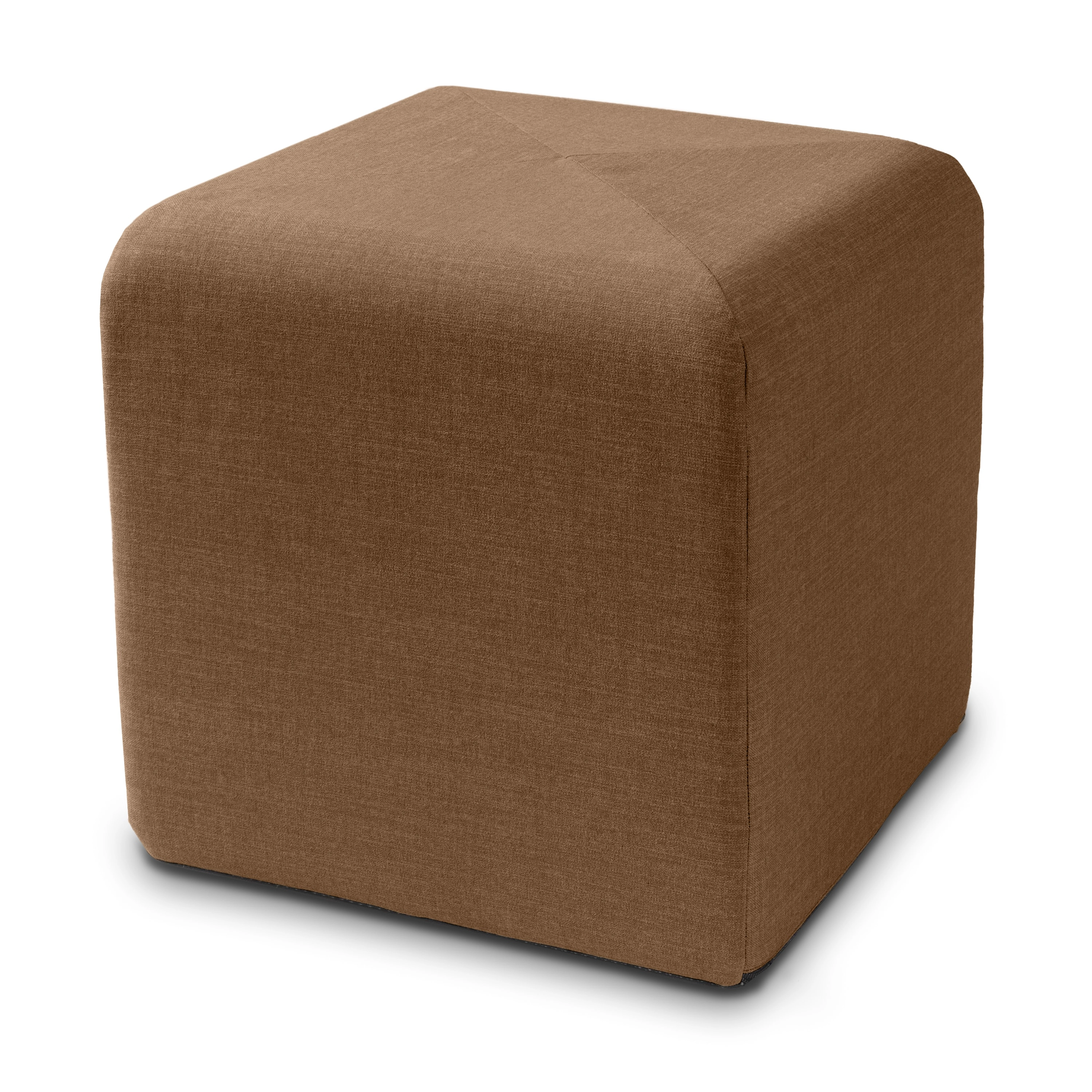 Jaxx Monroe Square Foam Ottoman with Stain Resistant Performance Fabric, Small (18 x 18)