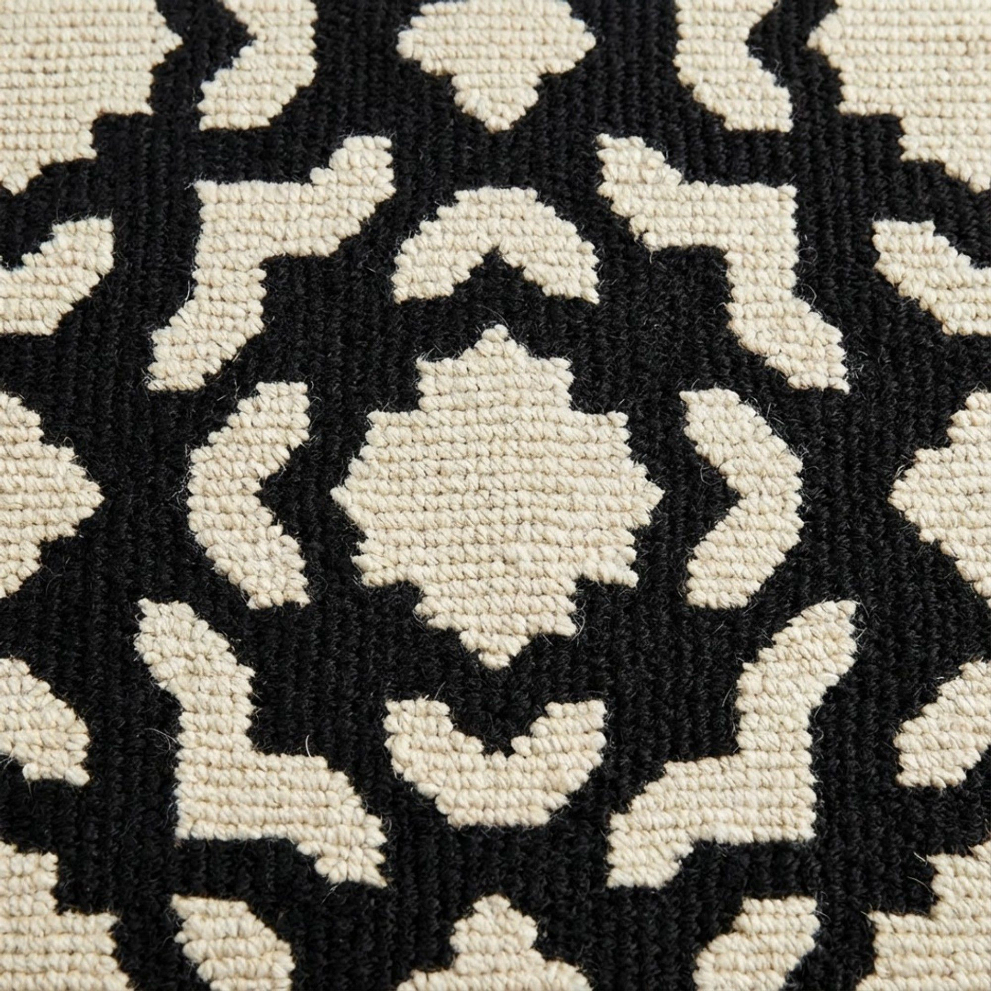 Alilang Unisex Geometric Kitchen Runner and Mat Non Slip Woven Floor Mats