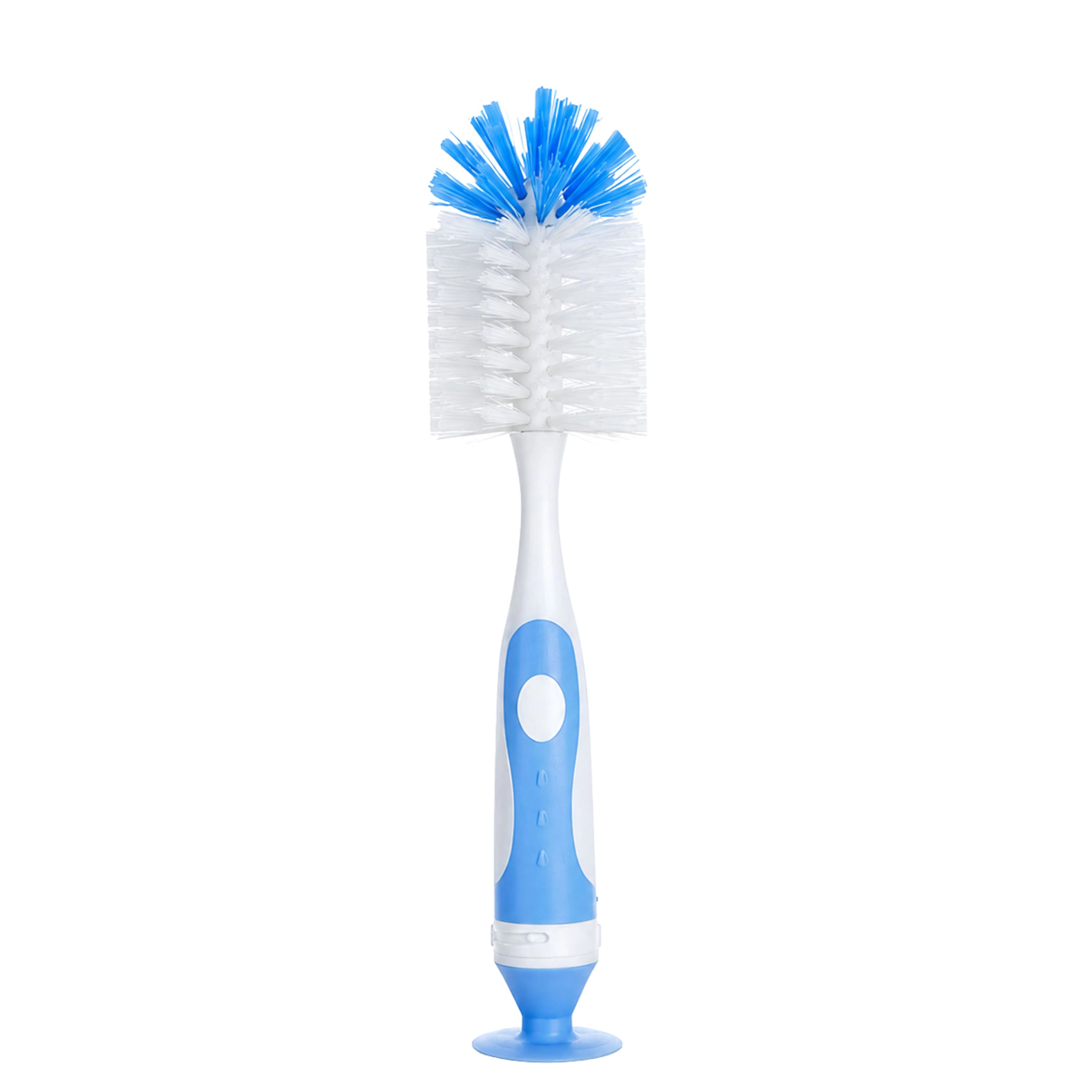 Kitcheniva Nylon Baby Bottle Cleaning Brush With Suction Cup Stand
