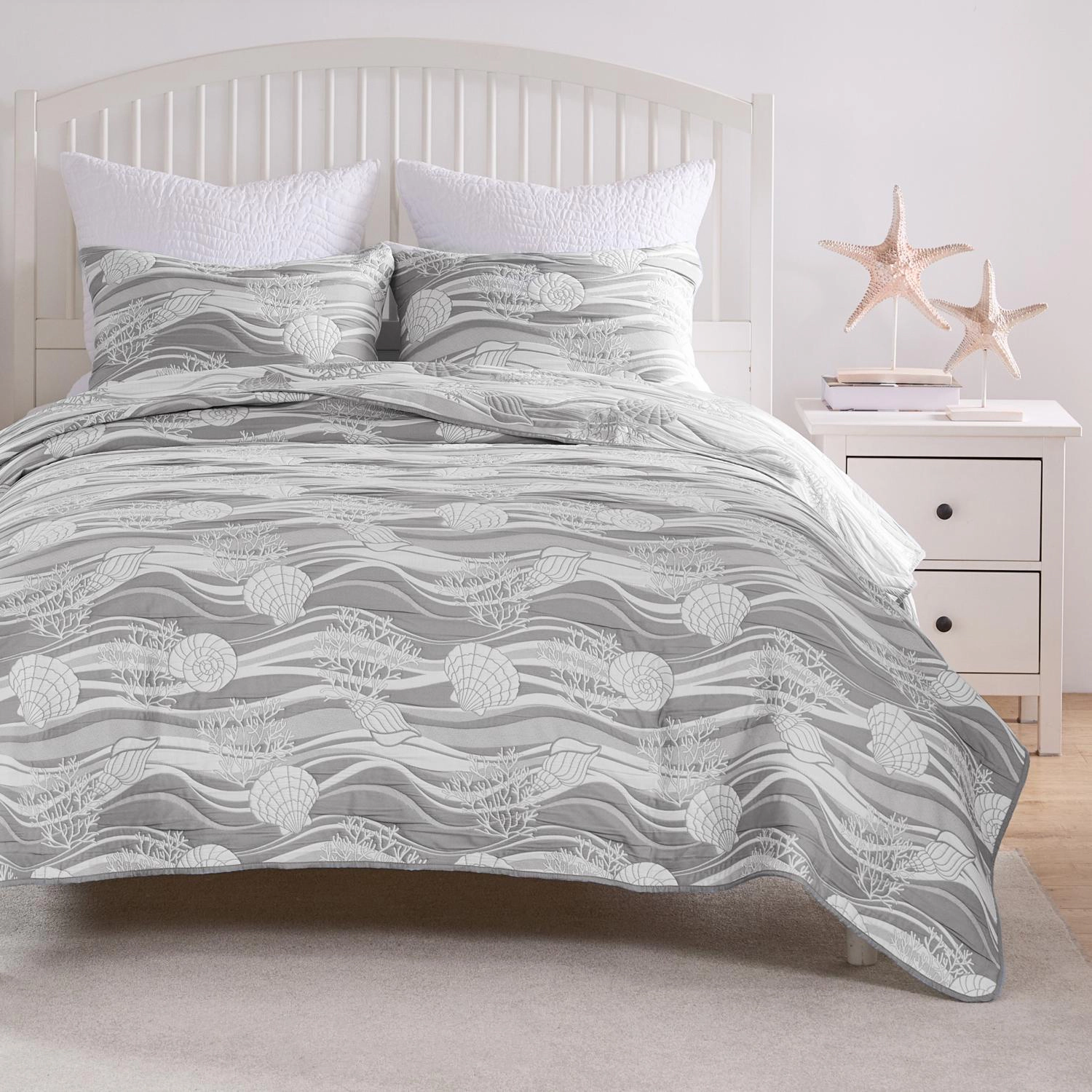 Greenland Home Fashions Dover Luxurious Modern Design Coverlet Bedding Set 2 Piece