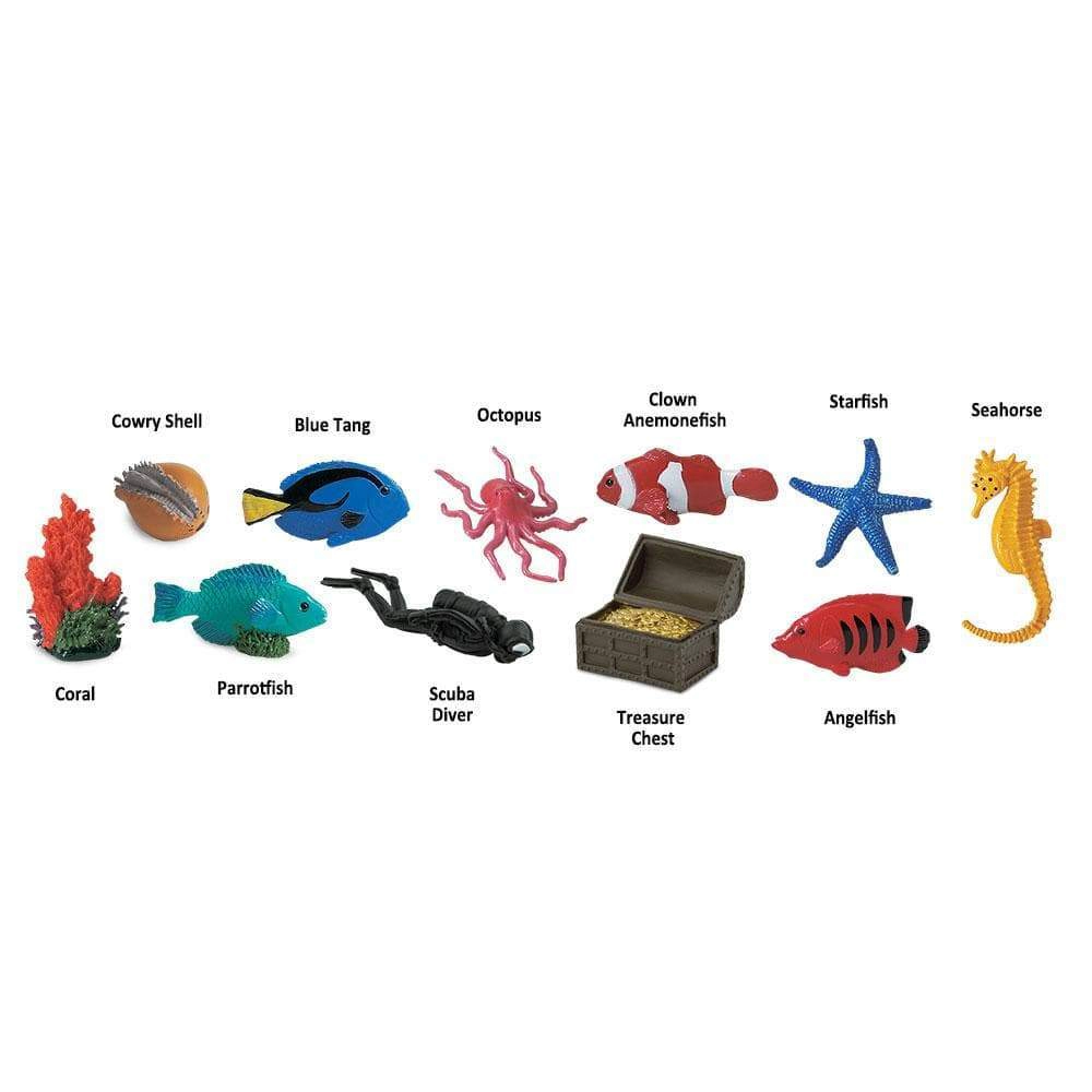 Safari Ltd. - Coral Reef TOOB - contains 11 Mini Figurines